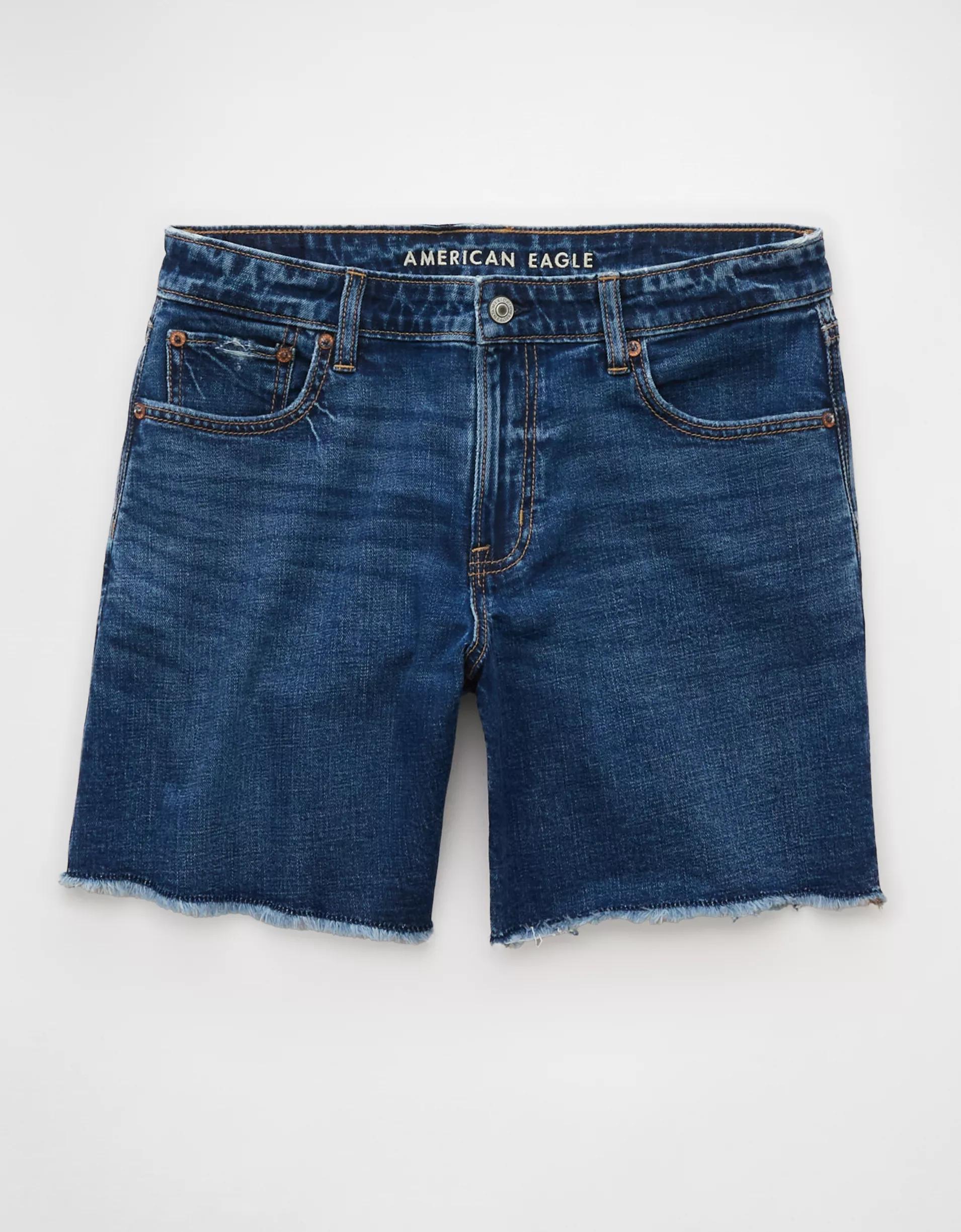 AE 8" Dreamy Drape Stretch Low-Rise Baggy Jort Product Image