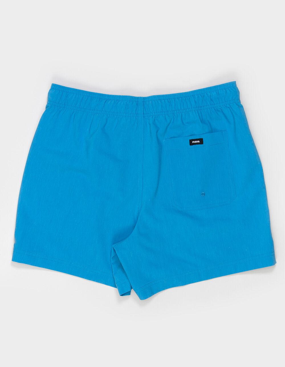 RSQ Mens Solid Swim Shorts - MEDIUM BLUE Product Image