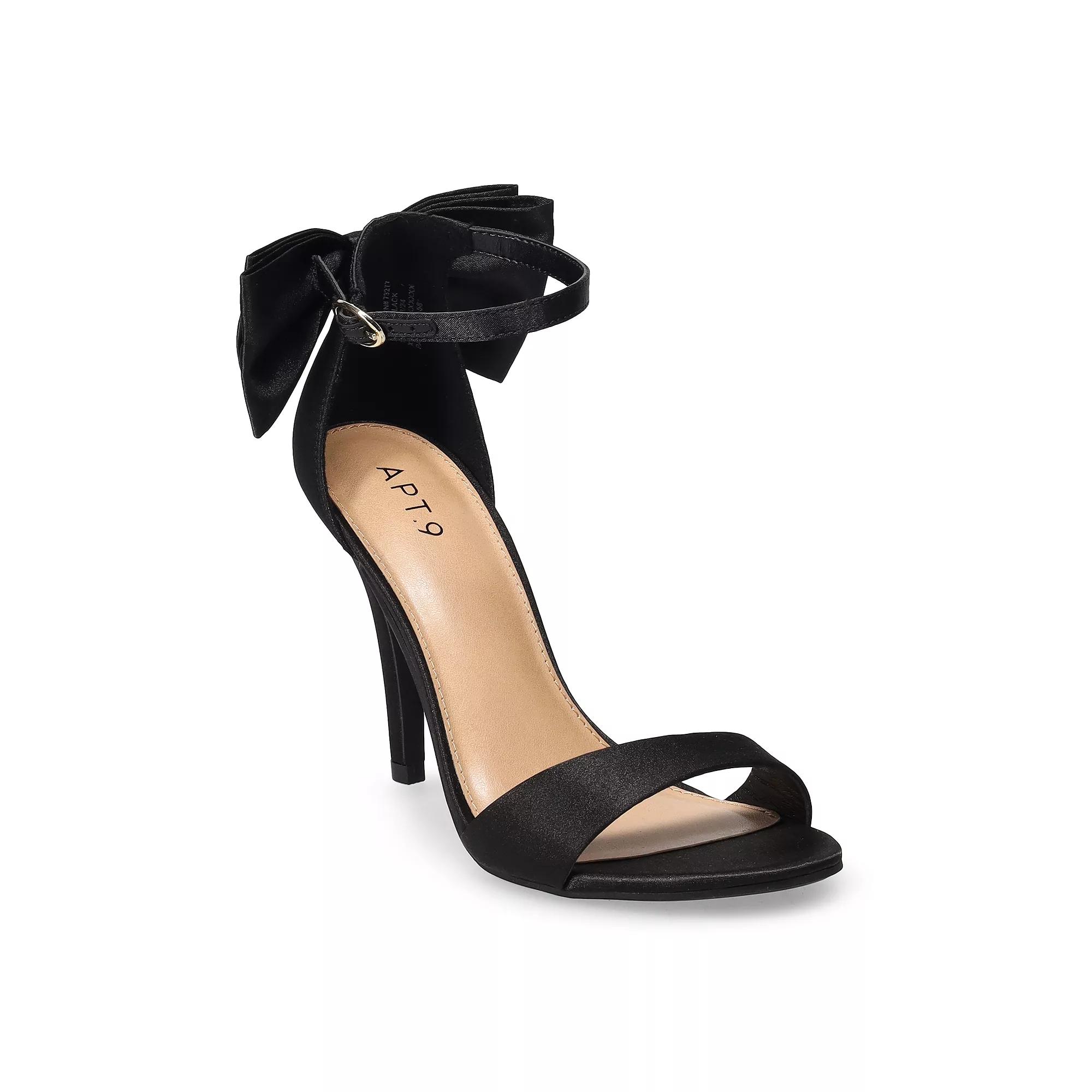 Apt. 9® Sherri Women's Open Toe Bow Heels,  Product Image