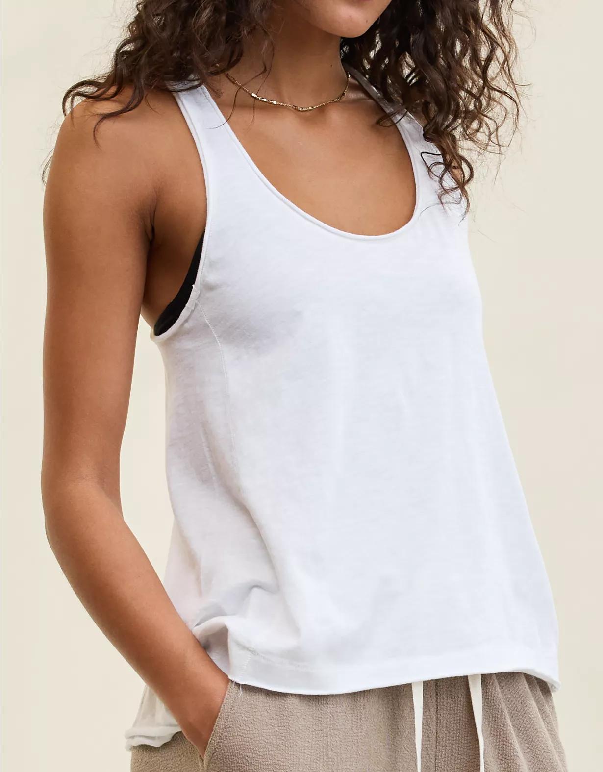 Aerie Flowy Boyfriend Tank Top Women's Product Image