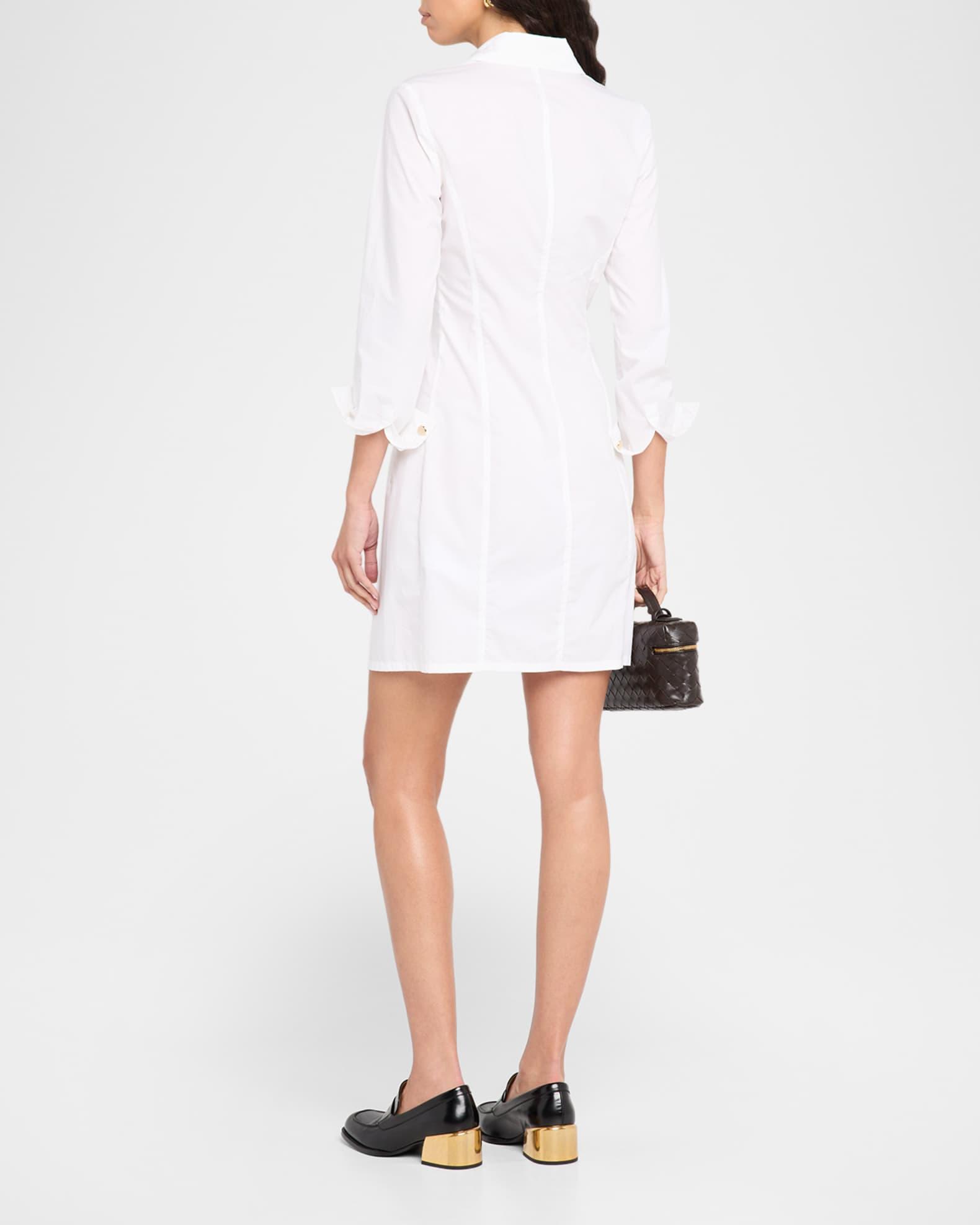 Cotton Poplin Mini Shirtdress Product Image