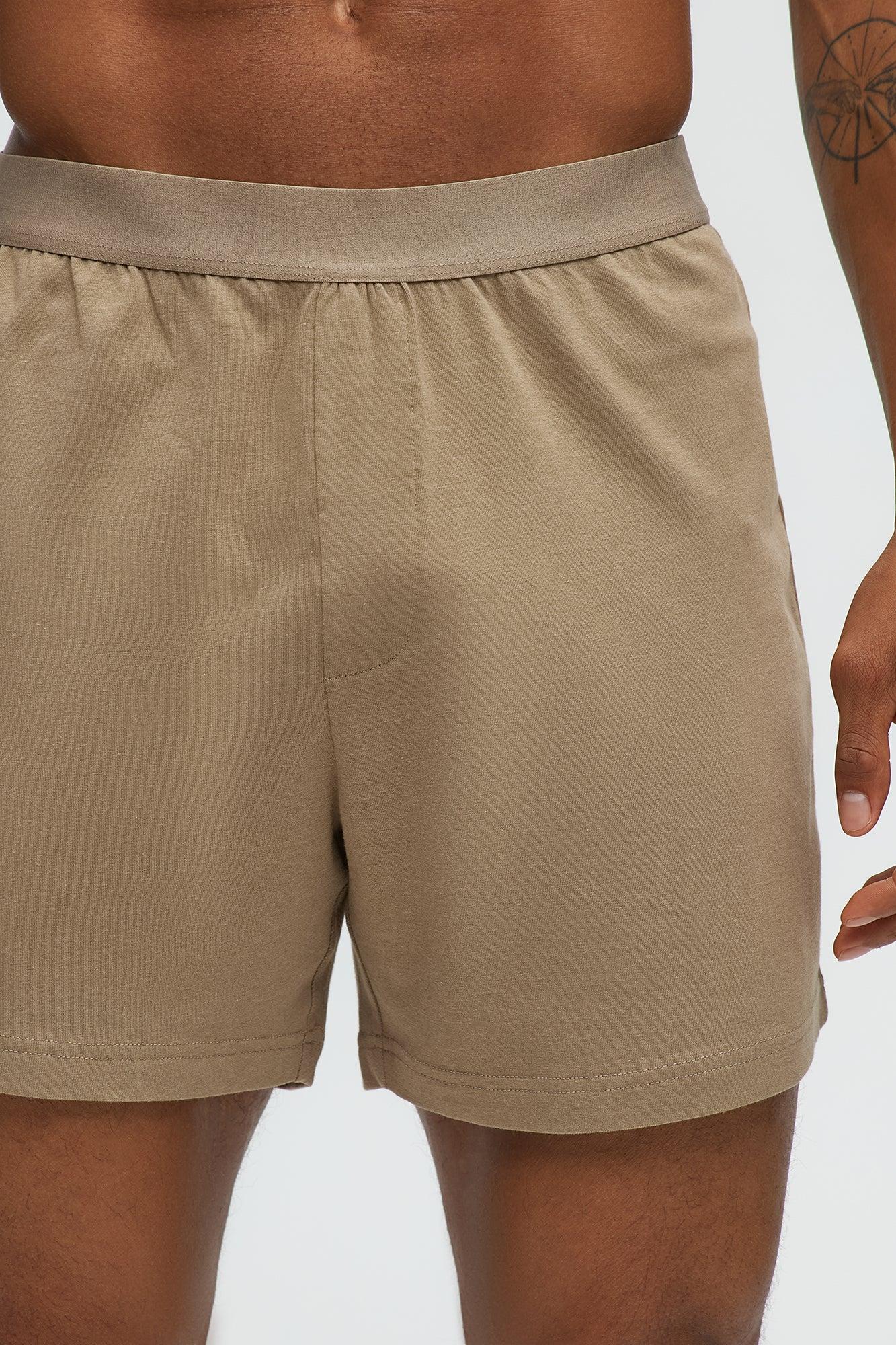 Essential Modal Boxer - Taupe Product Image