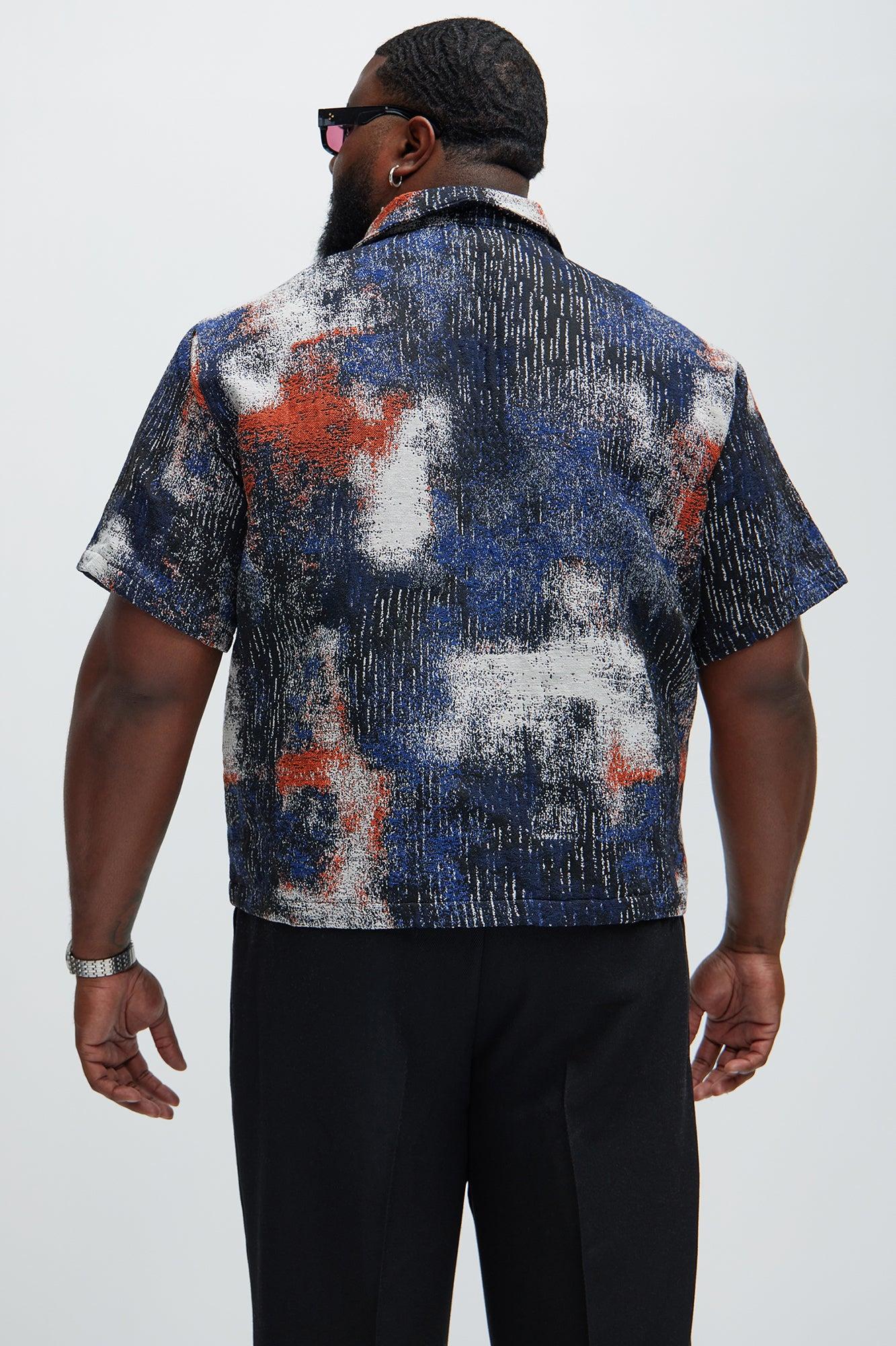 Galaxy Tapestry Shirt - Blue/combo Product Image