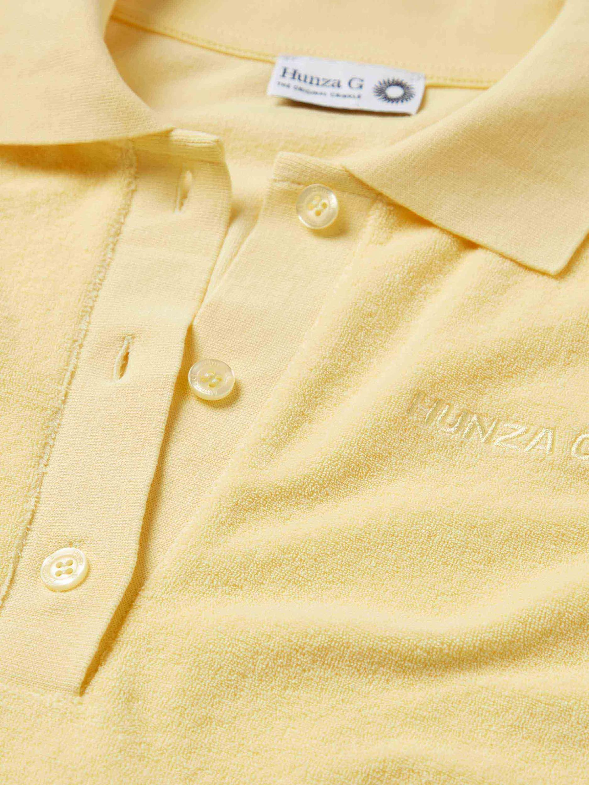 Terry Towelling Tennis Dress - Butter Product Image
