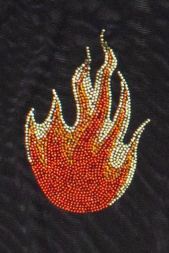 Crystal Flames Mesh Tee Product Image