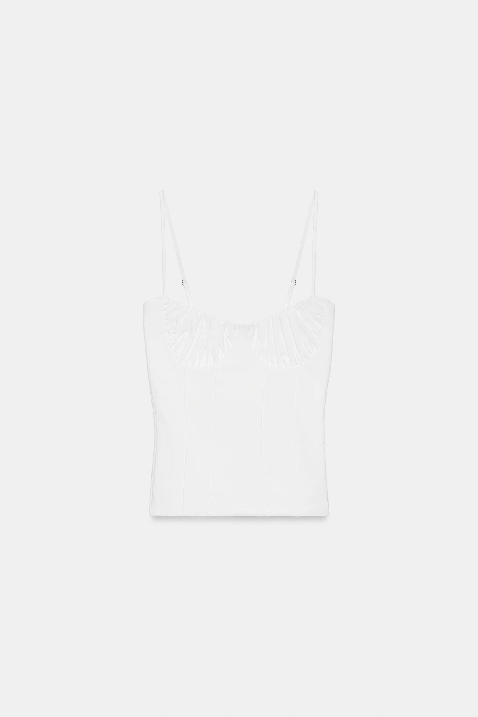 RUCHED CORSET TOP Product Image