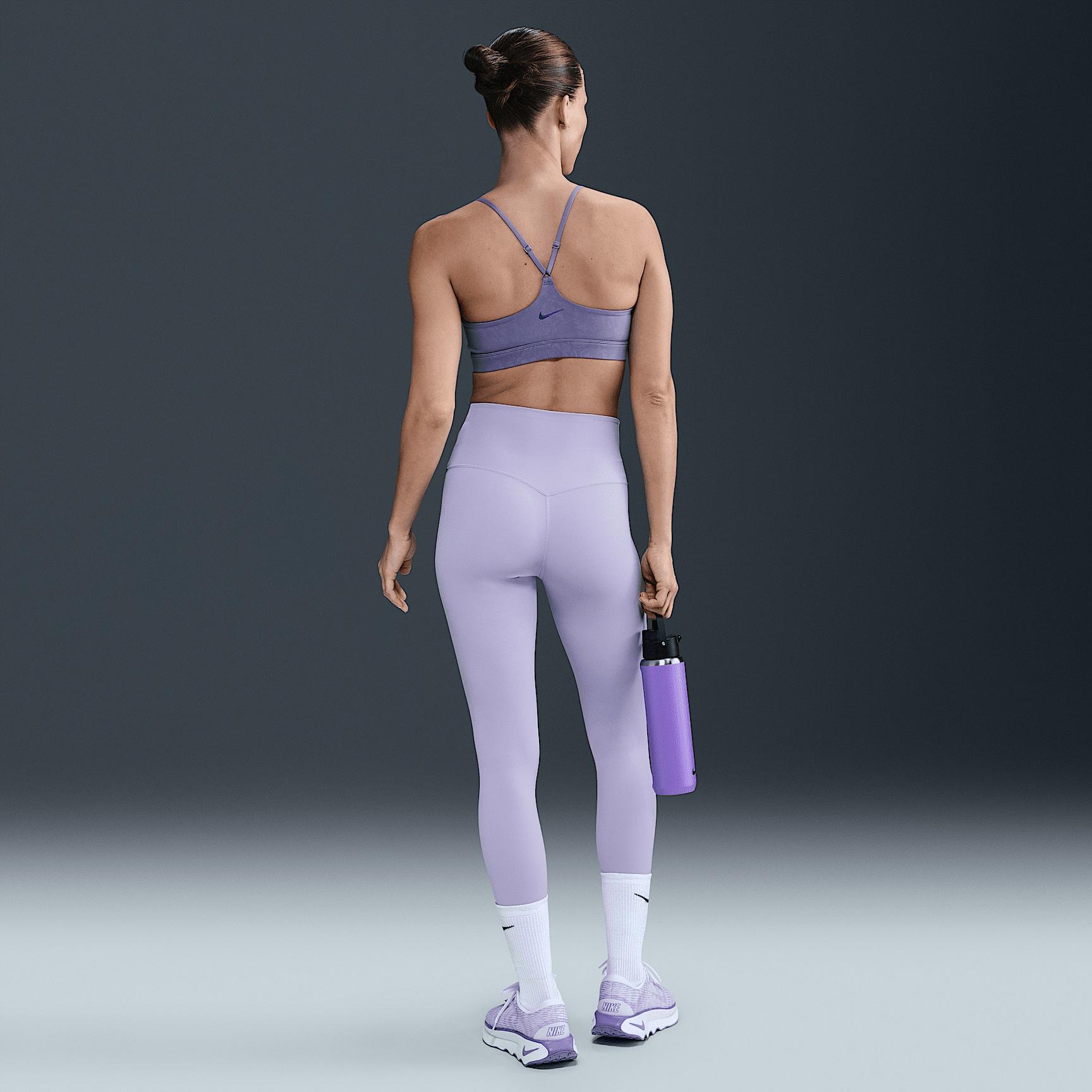 Nike Womens Indy Light Support Padded Floral Sports Bra | HV1205-527 Product Image