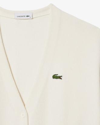 V Neck Cotton Cardigan Product Image