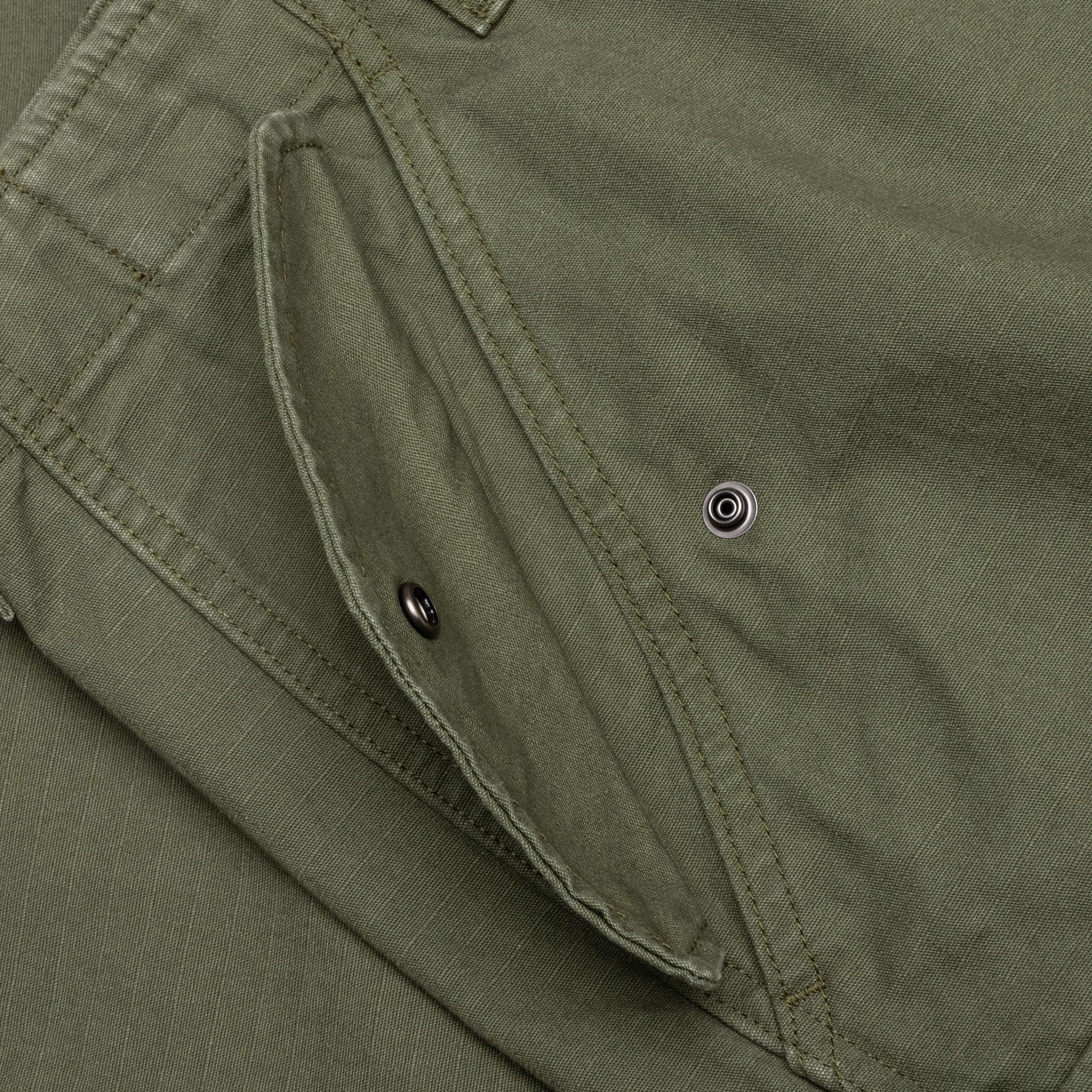 Military Cargo Pant Ripstop - Olive Green Male Product Image