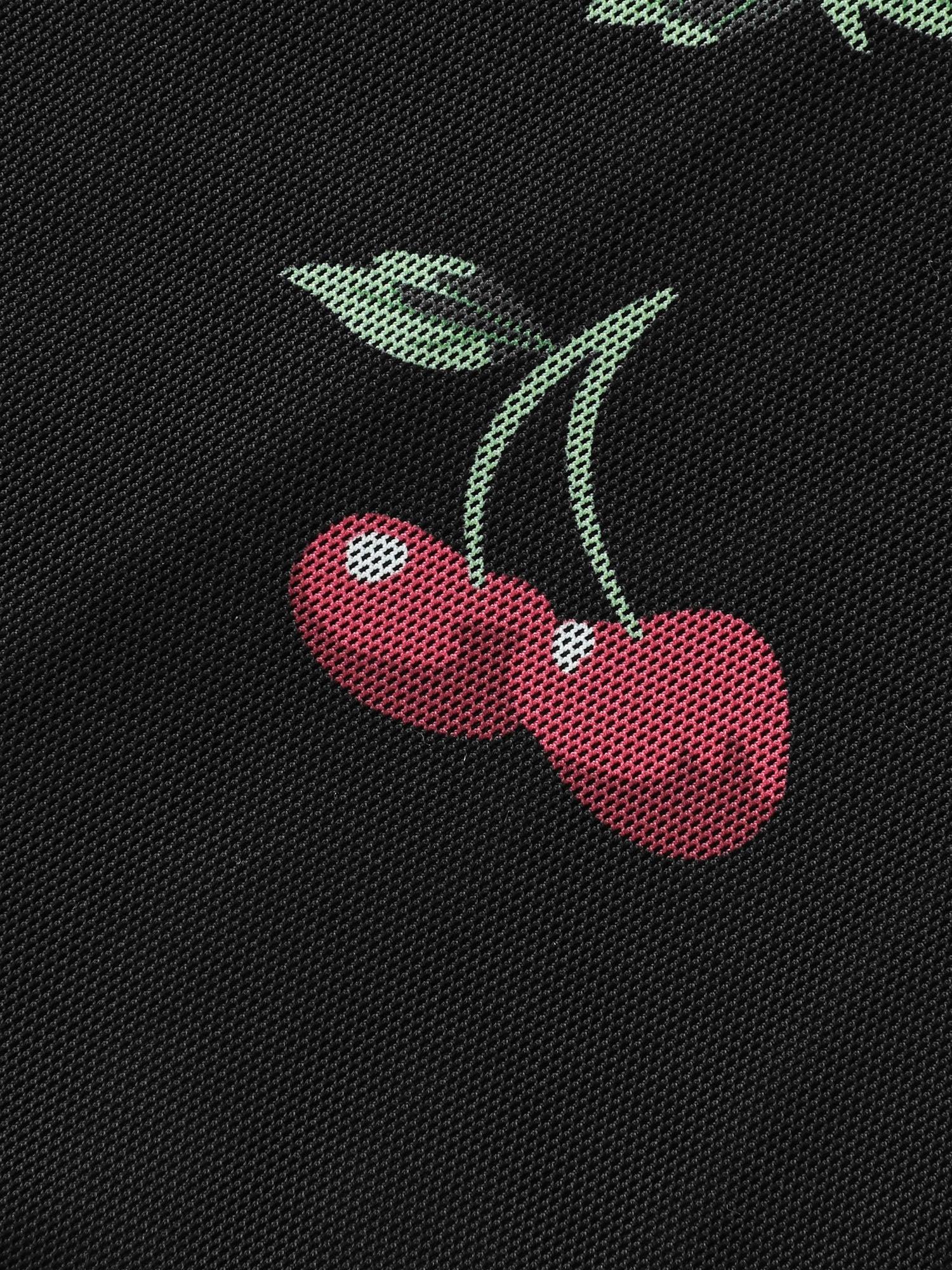 Cherry Romance Lace Sleeve Lounge Romper Female Product Image