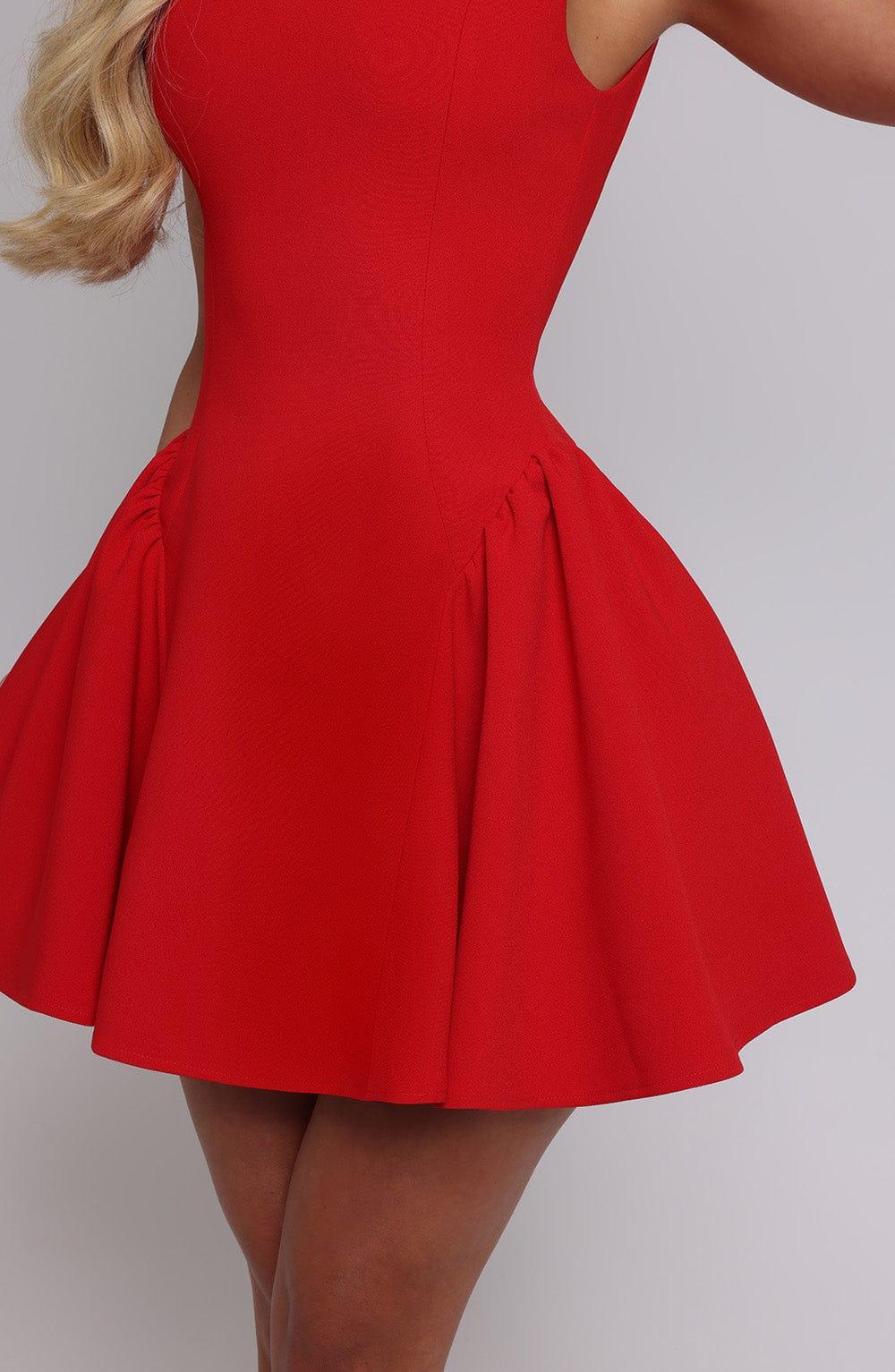 Yalina Mini Dress - Red Product Image