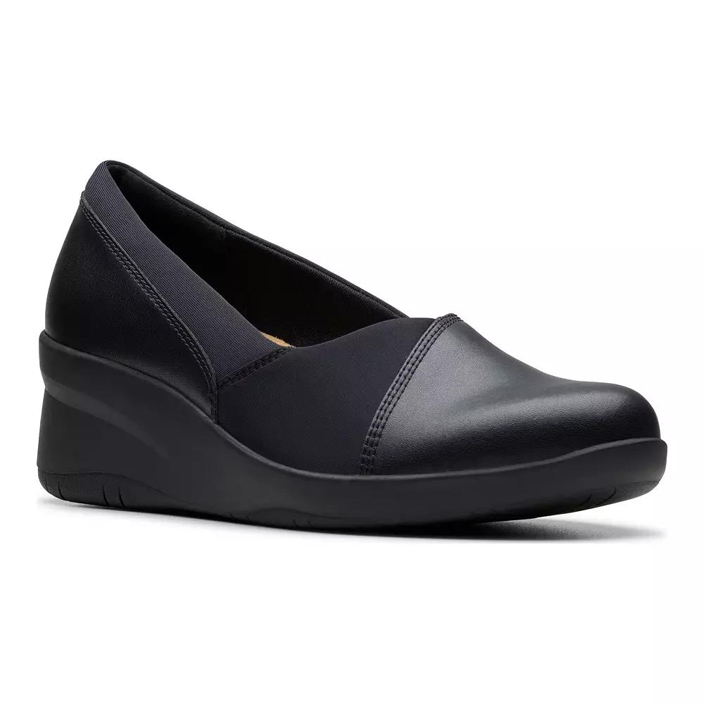 Clarks® Suttyn Walk Women's Leather Wedges,  Product Image