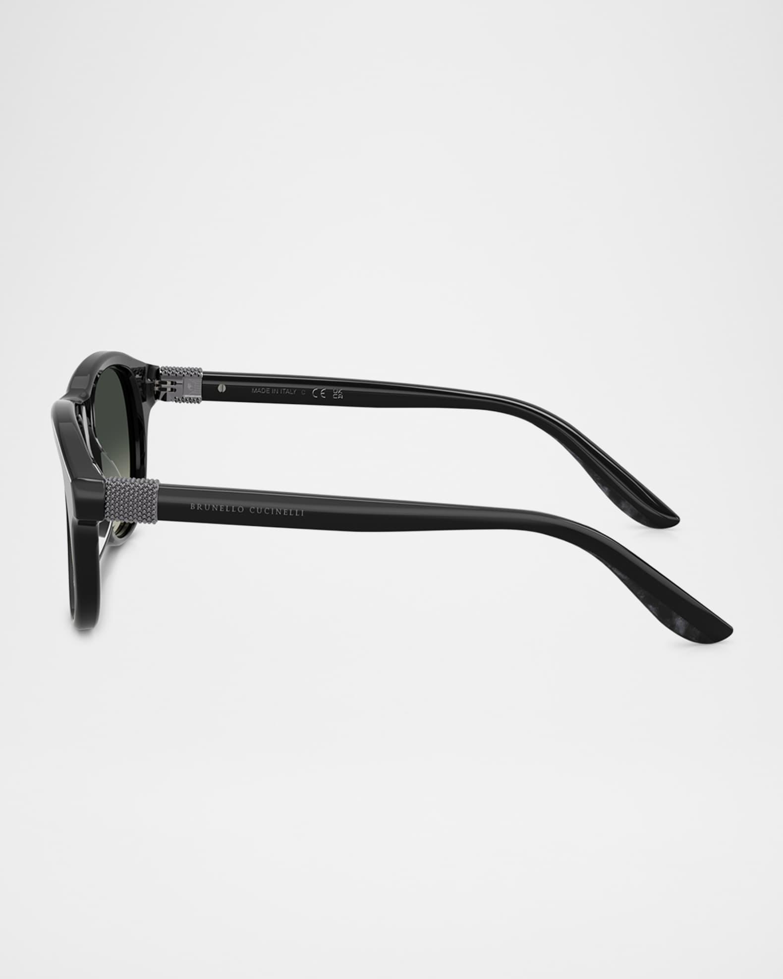 Acetate Round Sunglasses Product Image