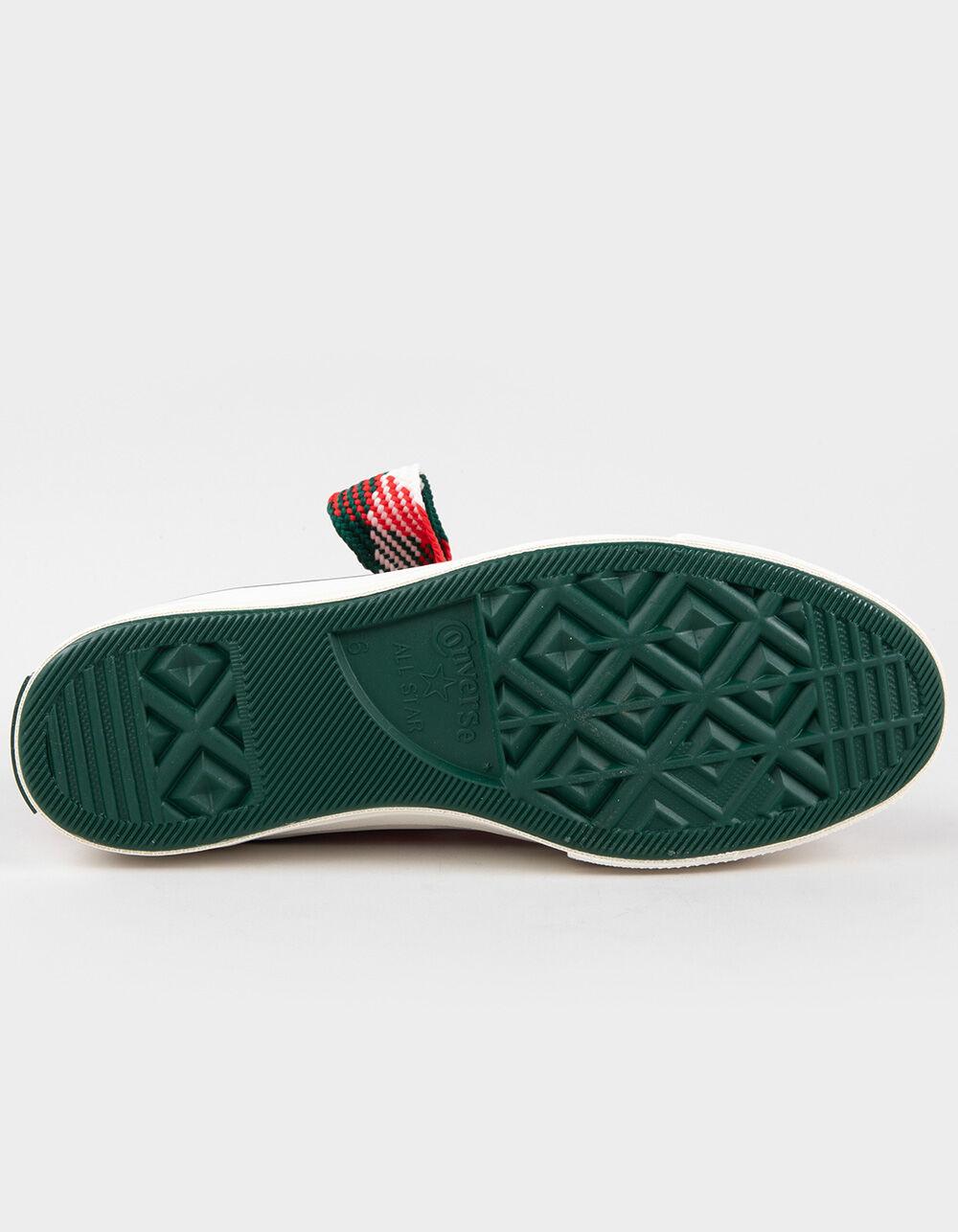 CONVERSE Chuck 70 Christmas High Top Womens Shoes - GREEN Product Image