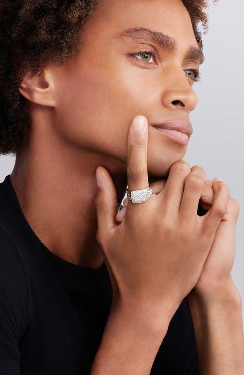 LAGOS Men's Anthem Diamond Ring in Silver at Nordstrom, Size 10 Product Image