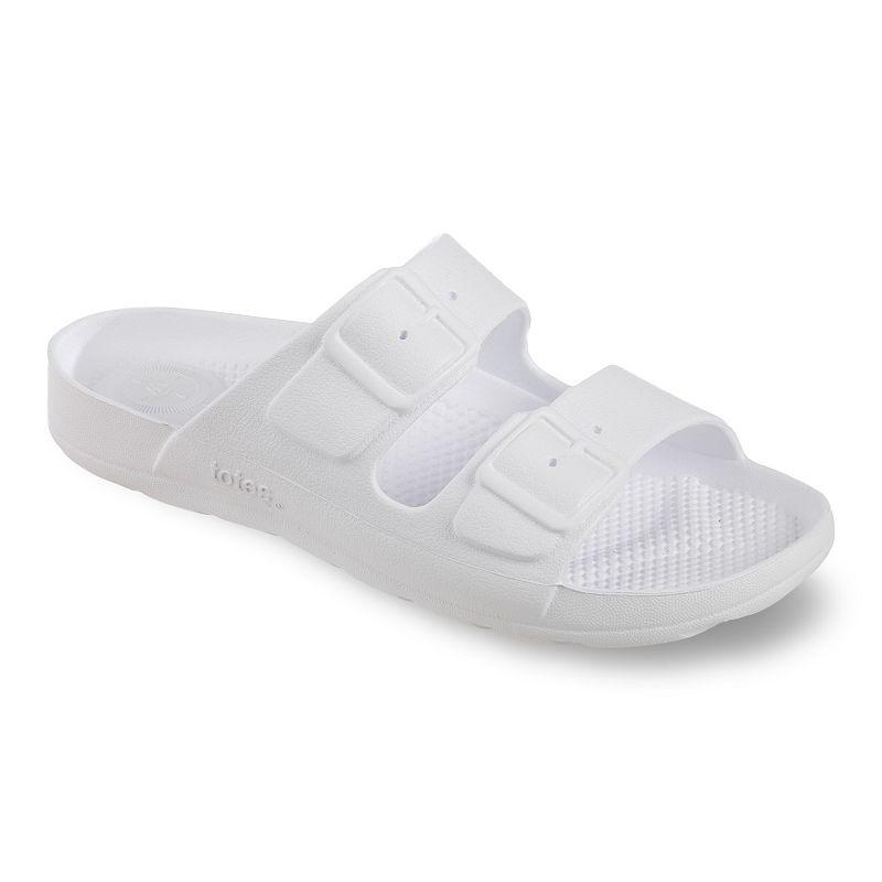 totes Solbounce Women's Molded Buckle Slide Sandals,  Product Image