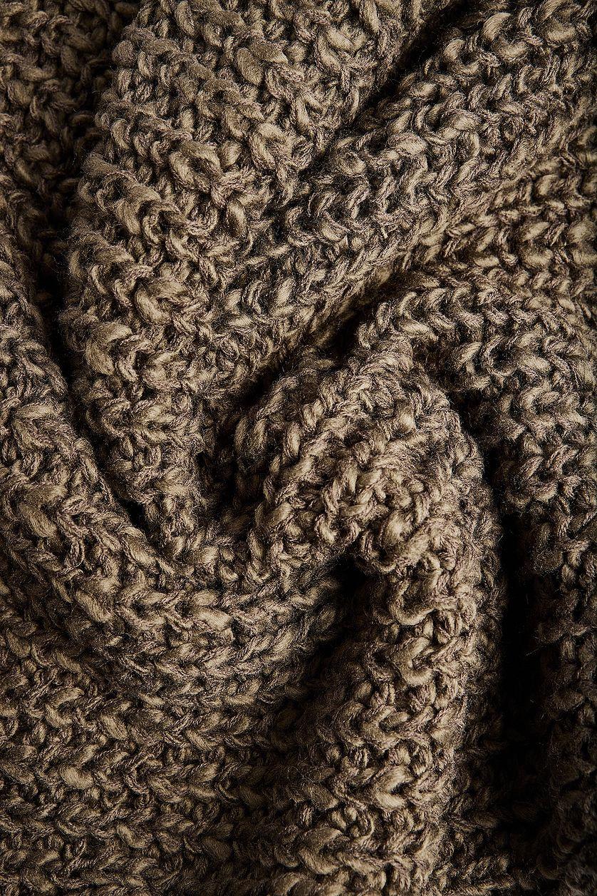 Chunky Knitted Scarf Product Image