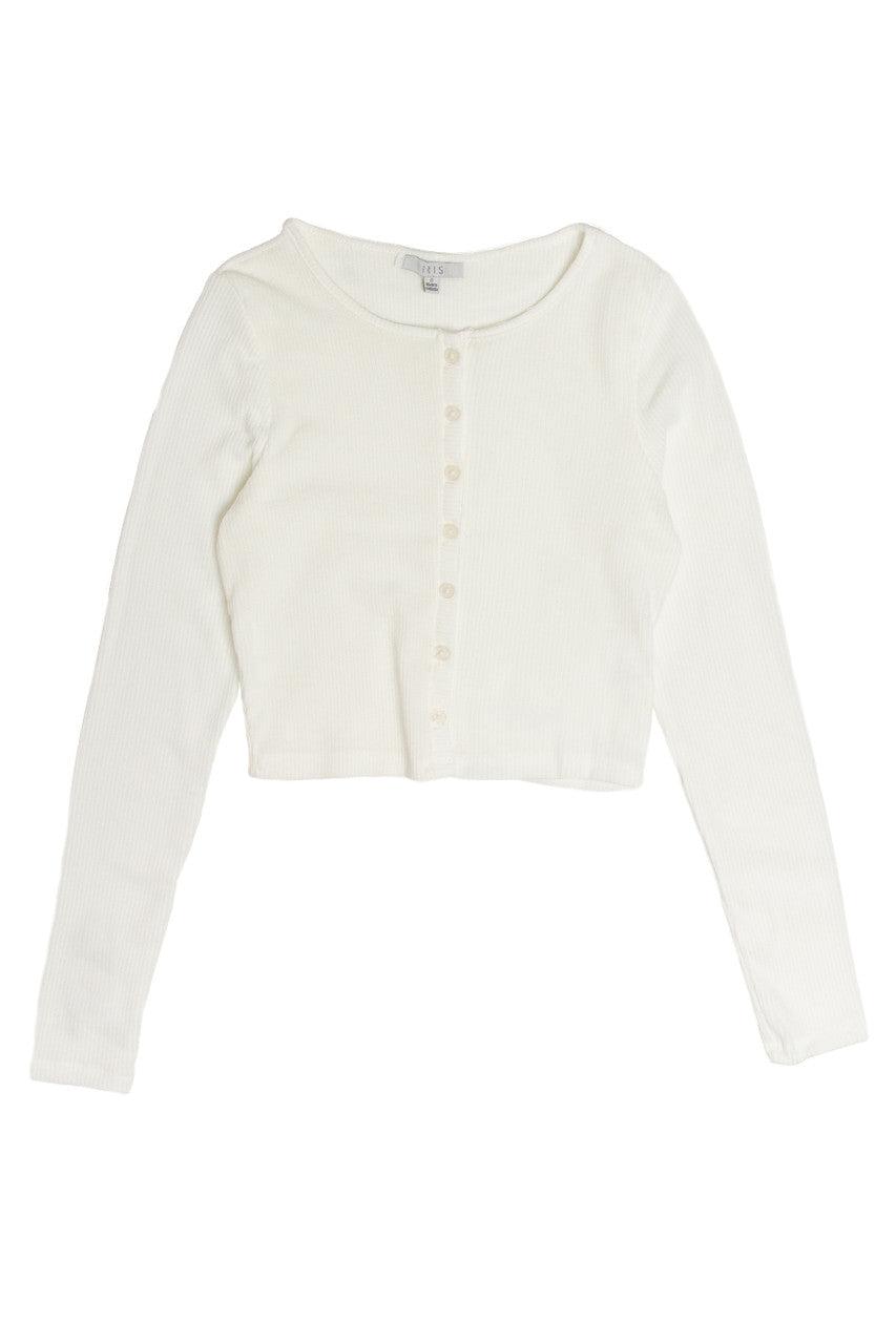 Off White Spring Mini Cardigan Product Image