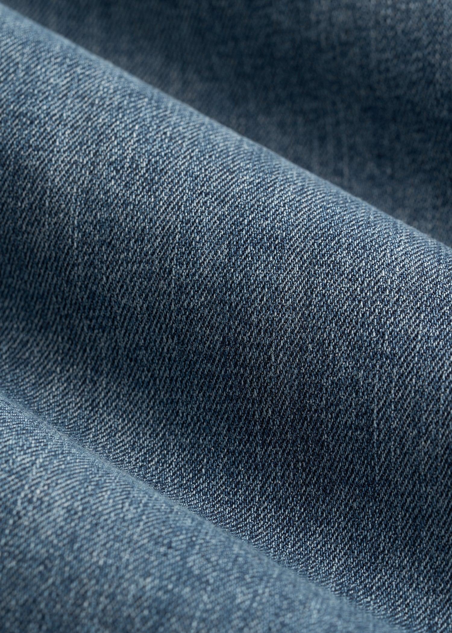 Denim Jacket for Tall Women in Vintage Medium Blue Female Product Image