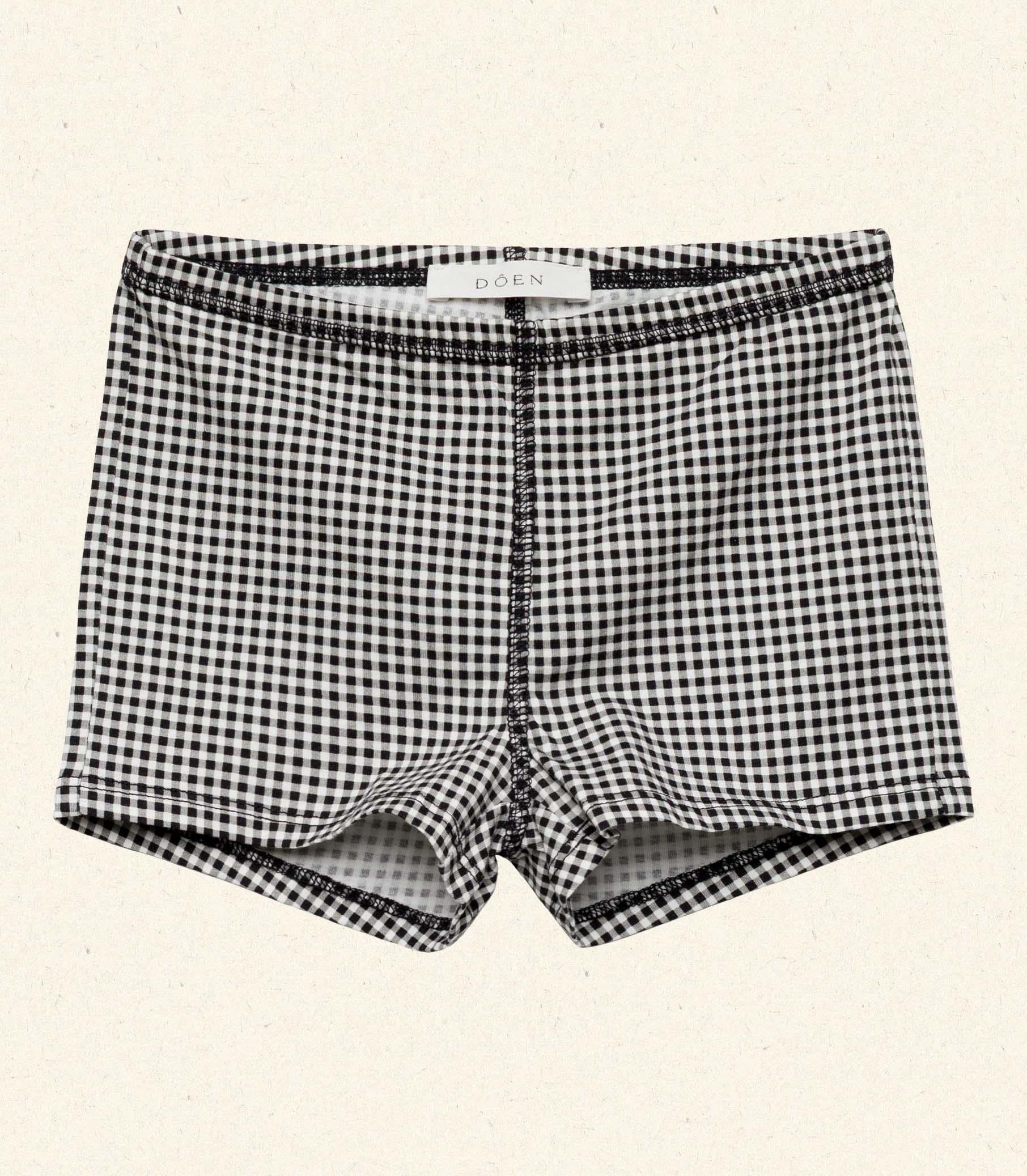 TOMMIE SHORT -- NOIR LA MADDALENA GINGHAM Product Image