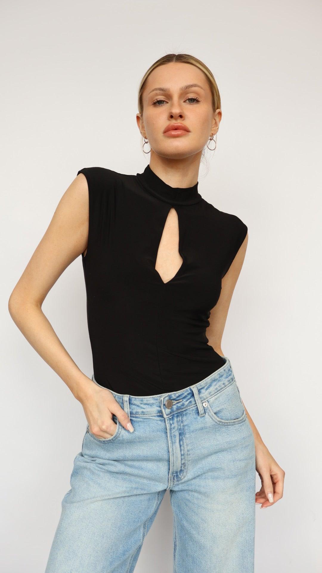 Sleeveless Mock Neck Top Product Image