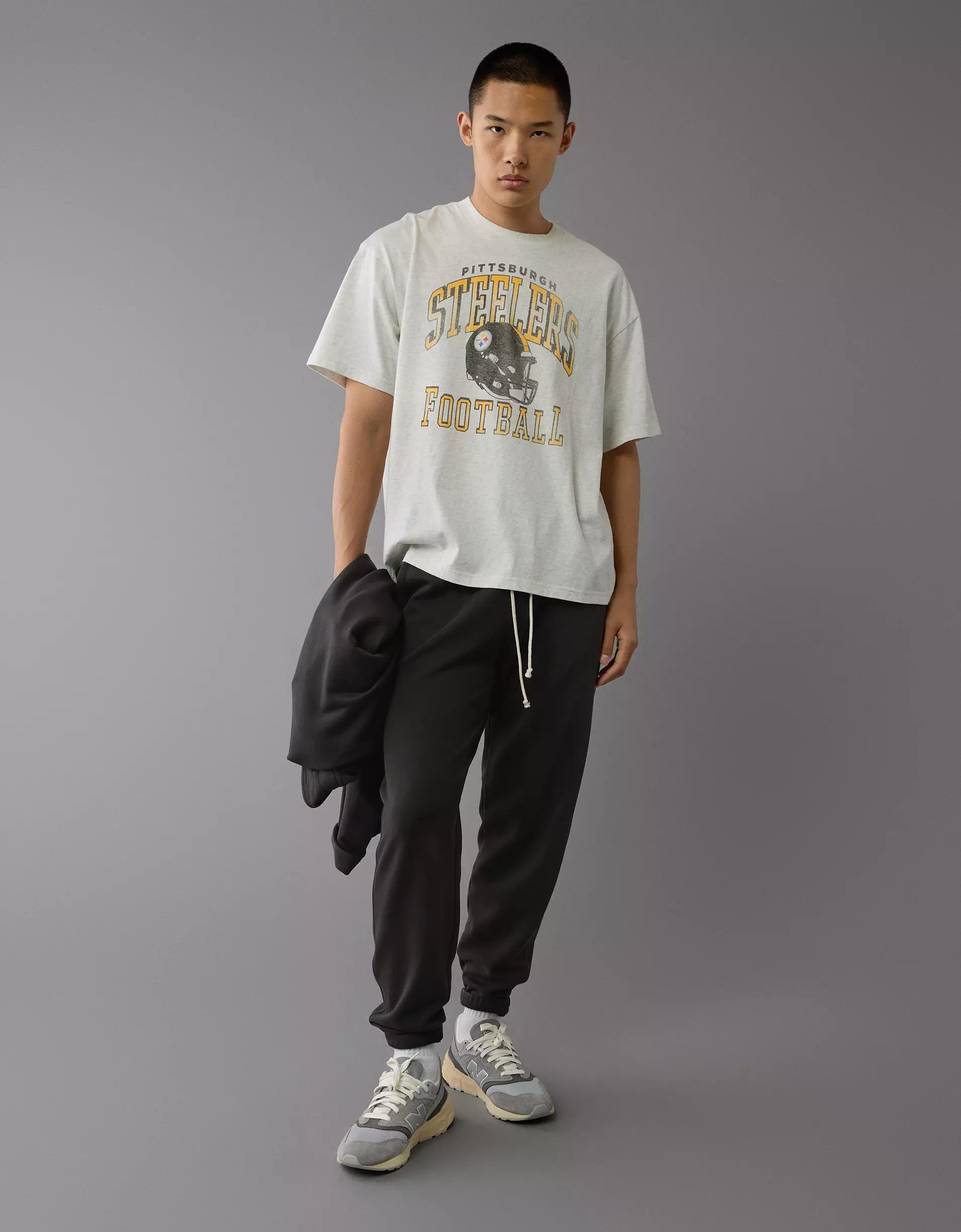 AE Boxy NFL Pittsburgh Steelers Graphic T-Shirt Product Image