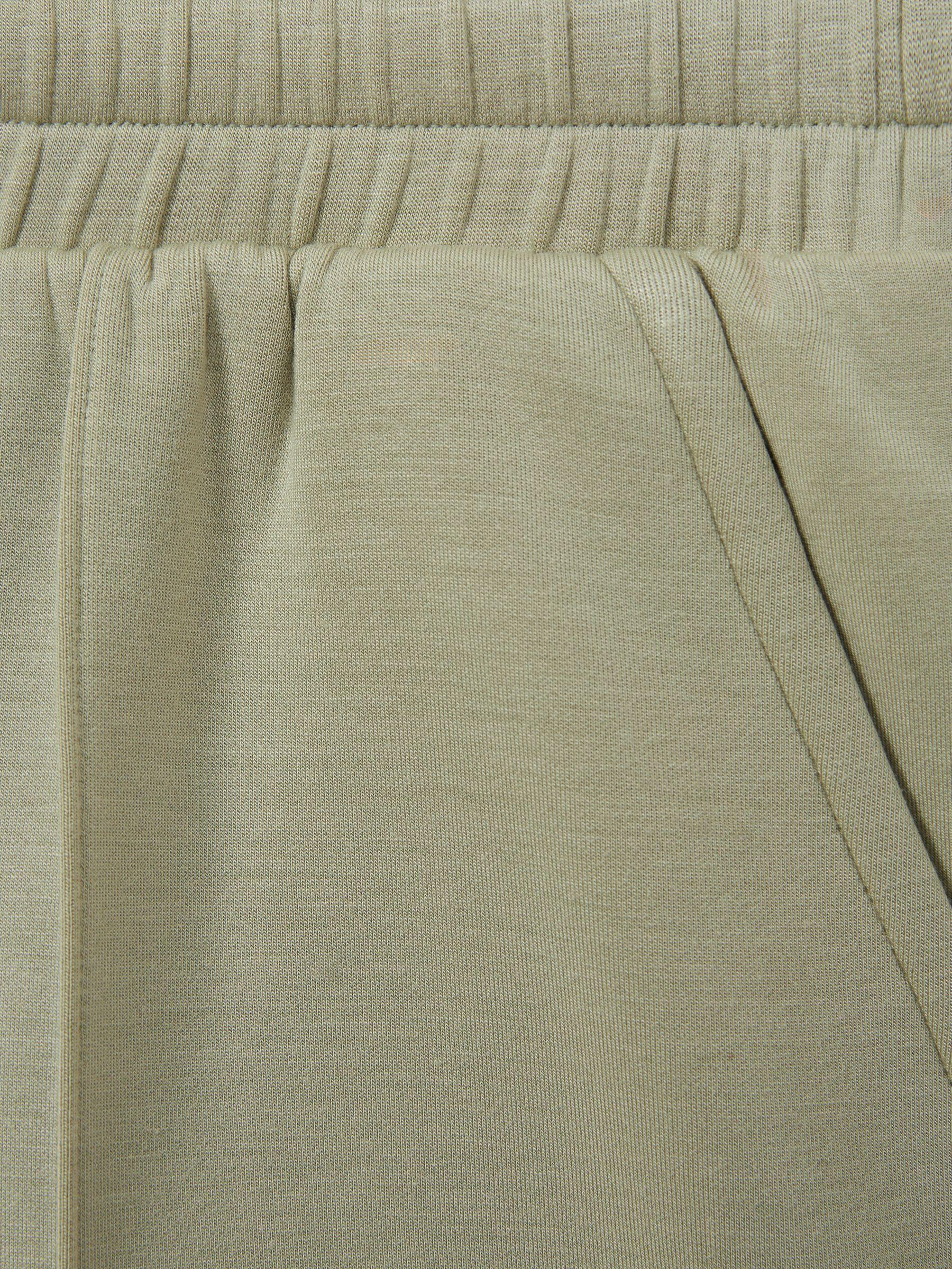 Drawstring Jersey Shorts in Sage Product Image