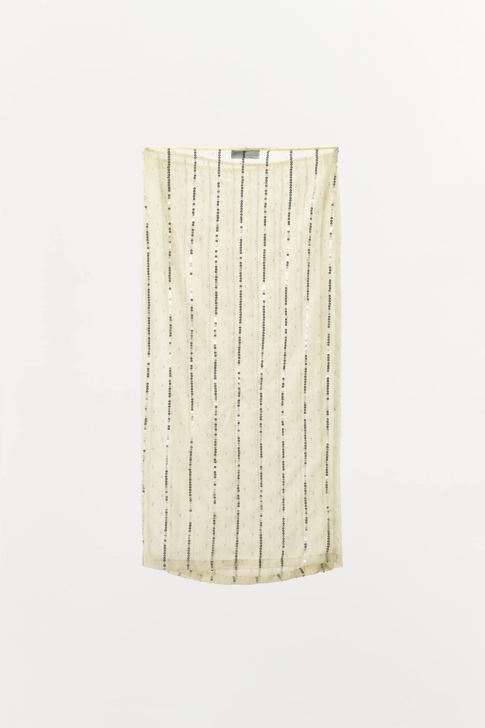 SEQUIN PAREO SKIRT Product Image