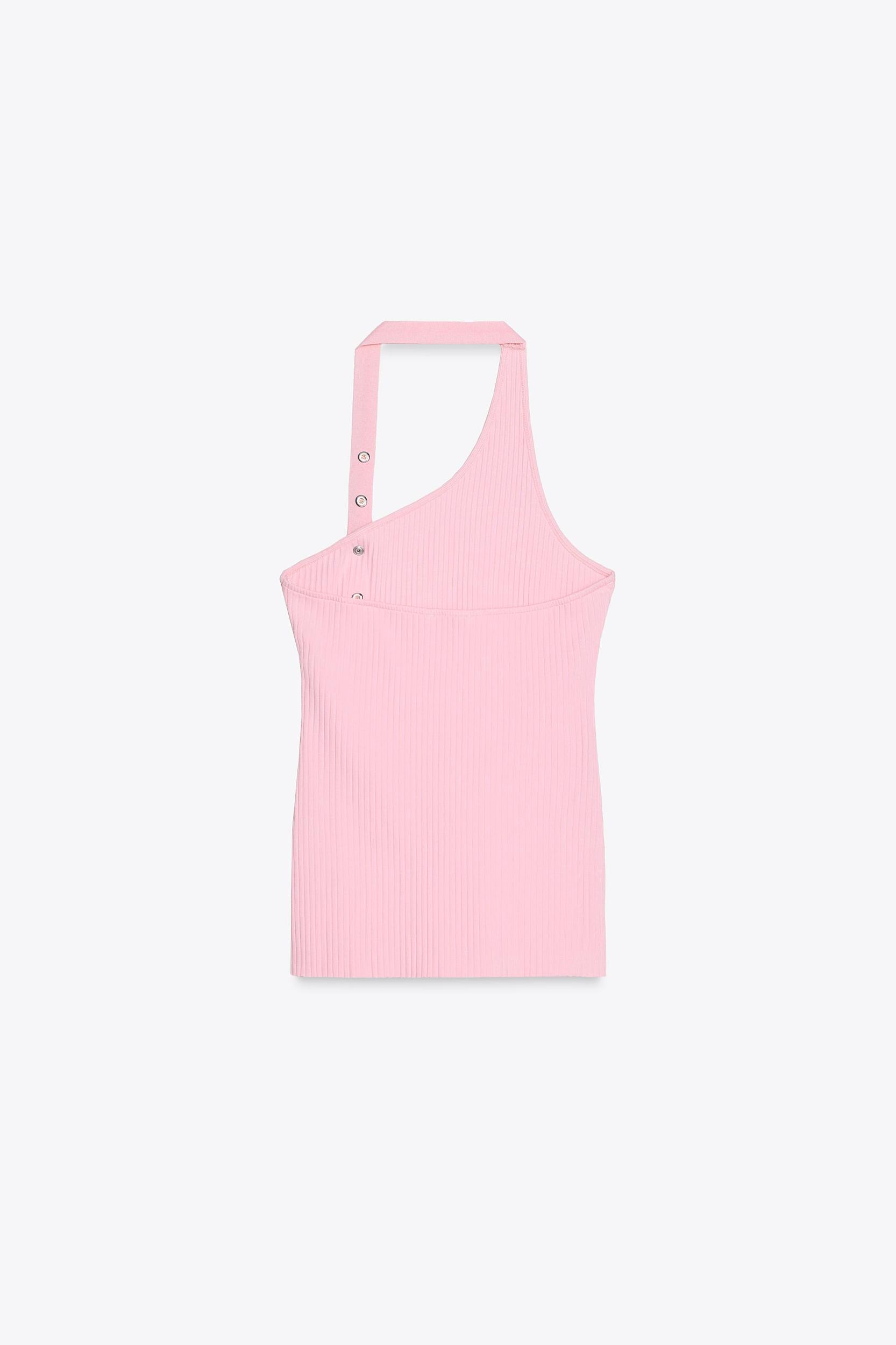 ASYMMETRICAL RIBBED TOP Product Image