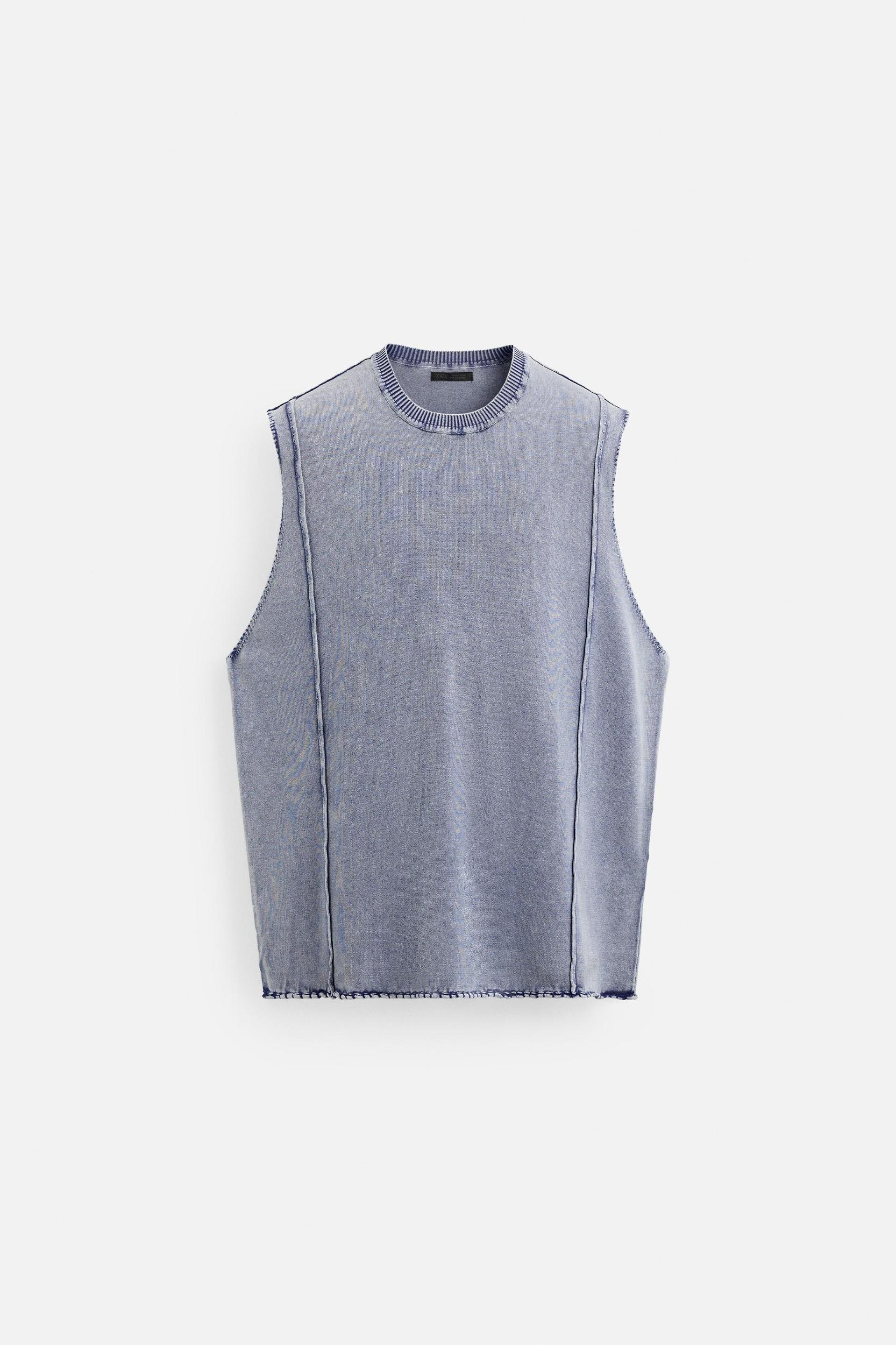 WASHED KNIT TANK TOP Product Image