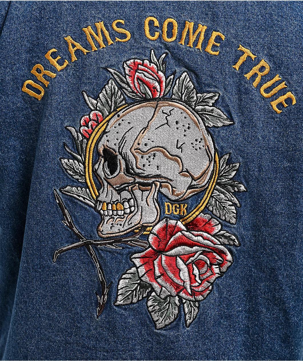DGK Imagine Indigo Hooded Denim Jacket Product Image