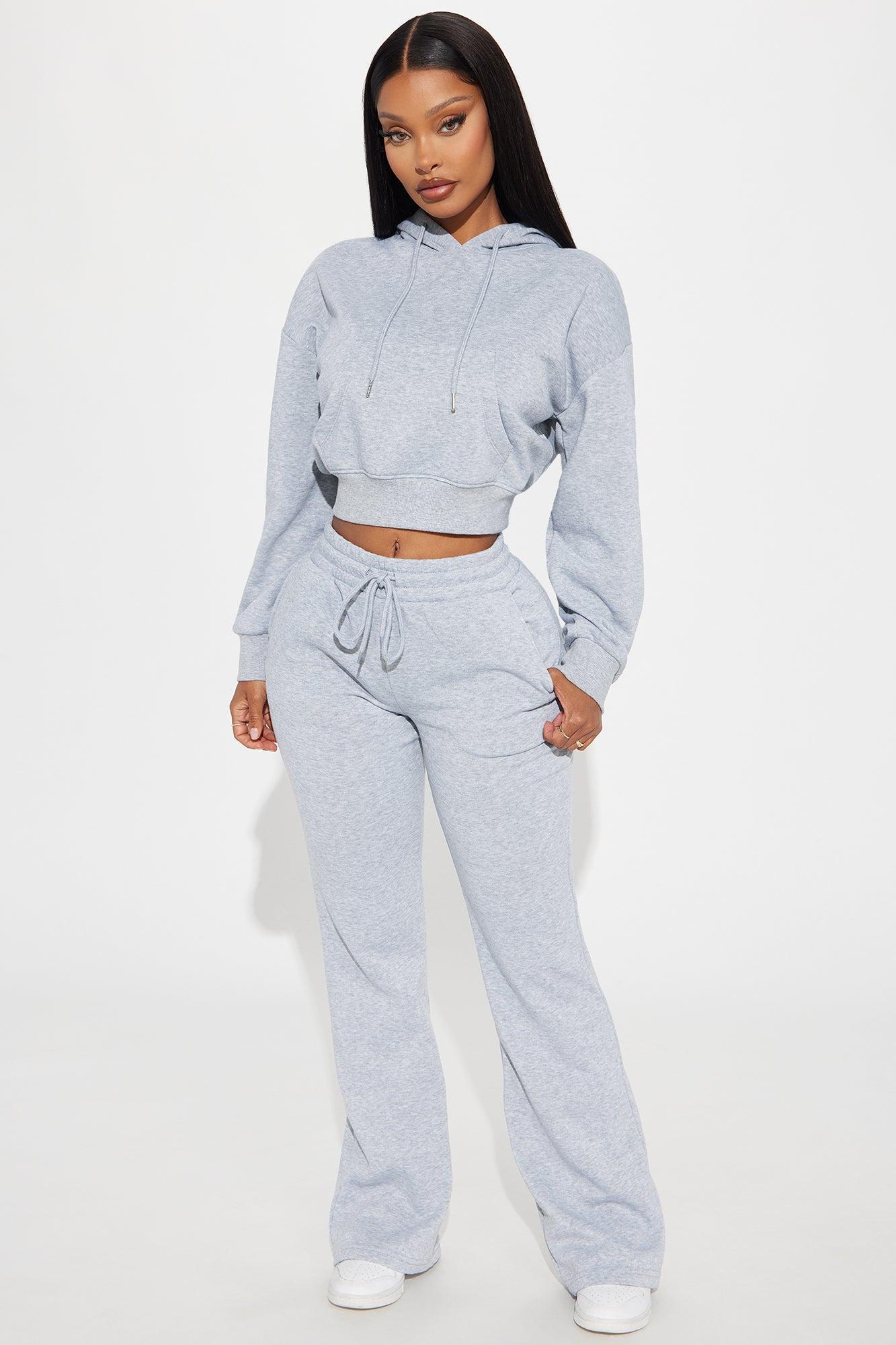 Candice Lounge Hoodie - Heather Grey Product Image
