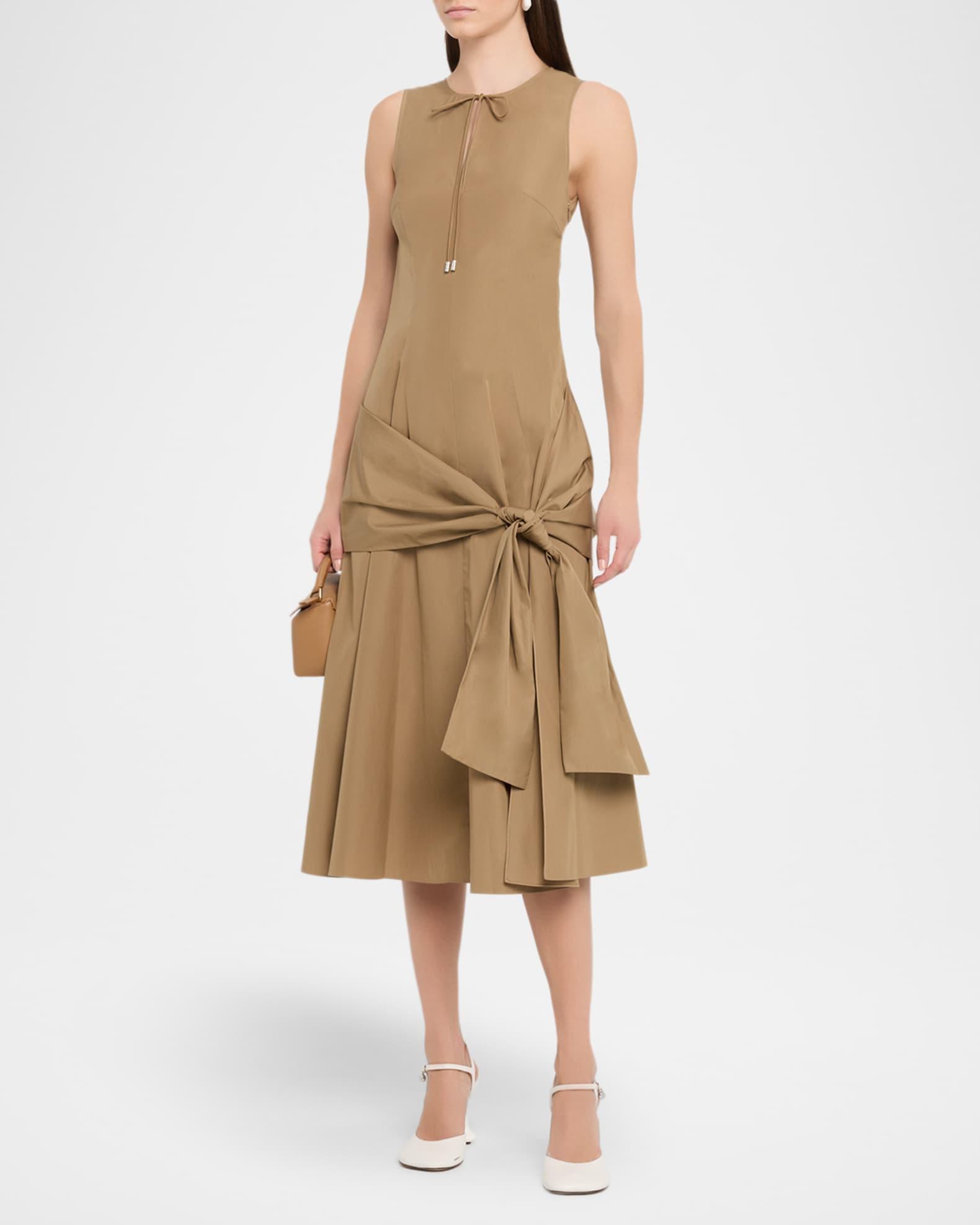 Cotton Poplin Wrap Dress Product Image