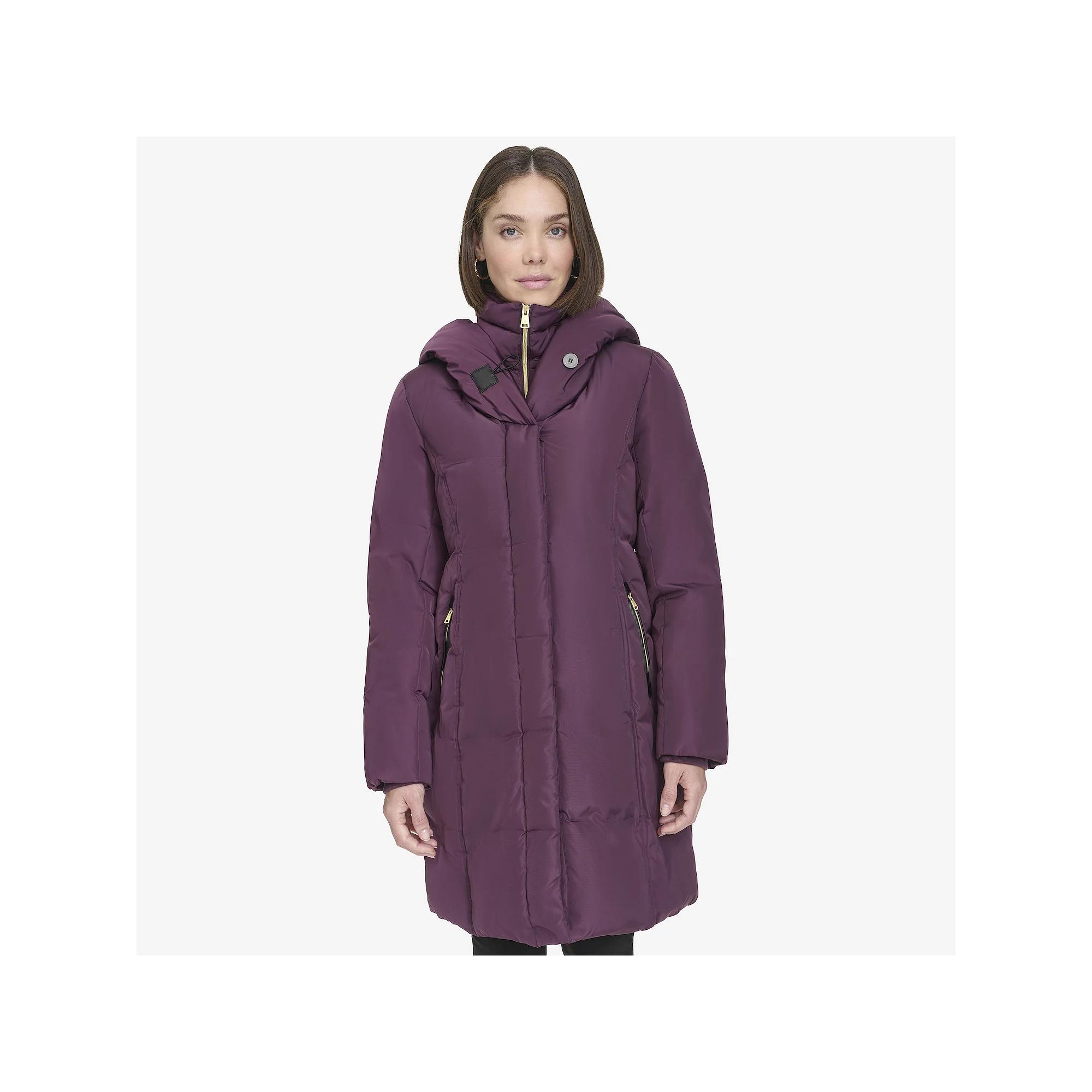 Womens Andrew Marc Shawl Hood Duvet Puffer Product Image
