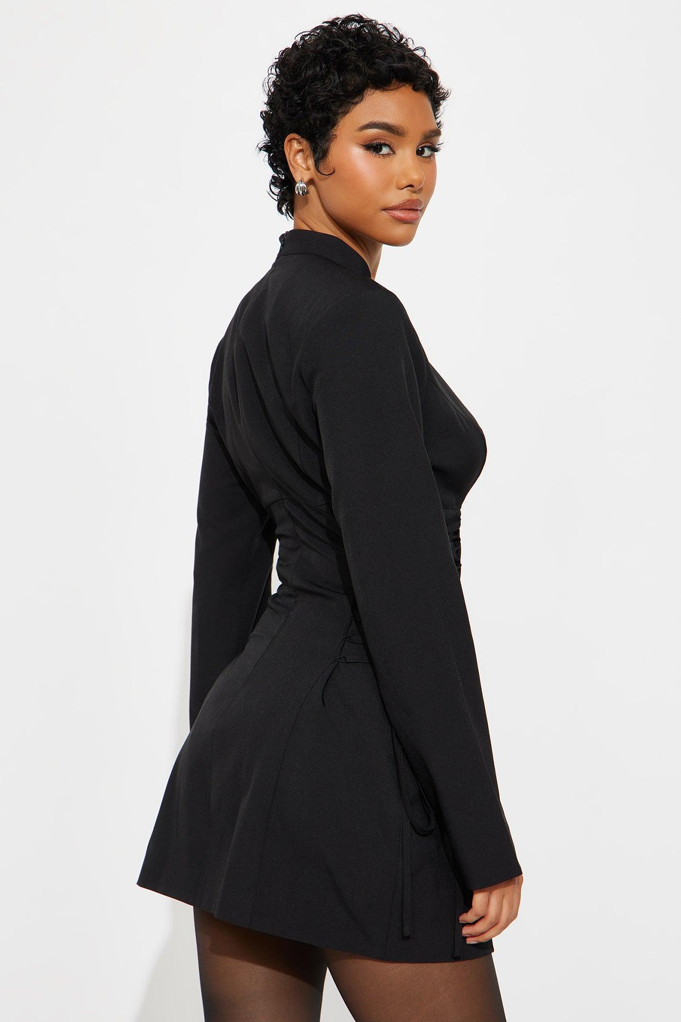 Don't Be Shy Mini Dress - Black Female Product Image