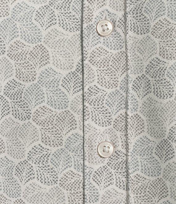 Tommy Bahama San Lucio Tri Leaf Geo Short Sleeve Woven Shirt Product Image