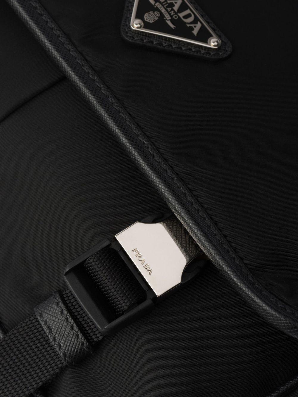 logo-appliqué Re-Nylon shoulder bag Product Image