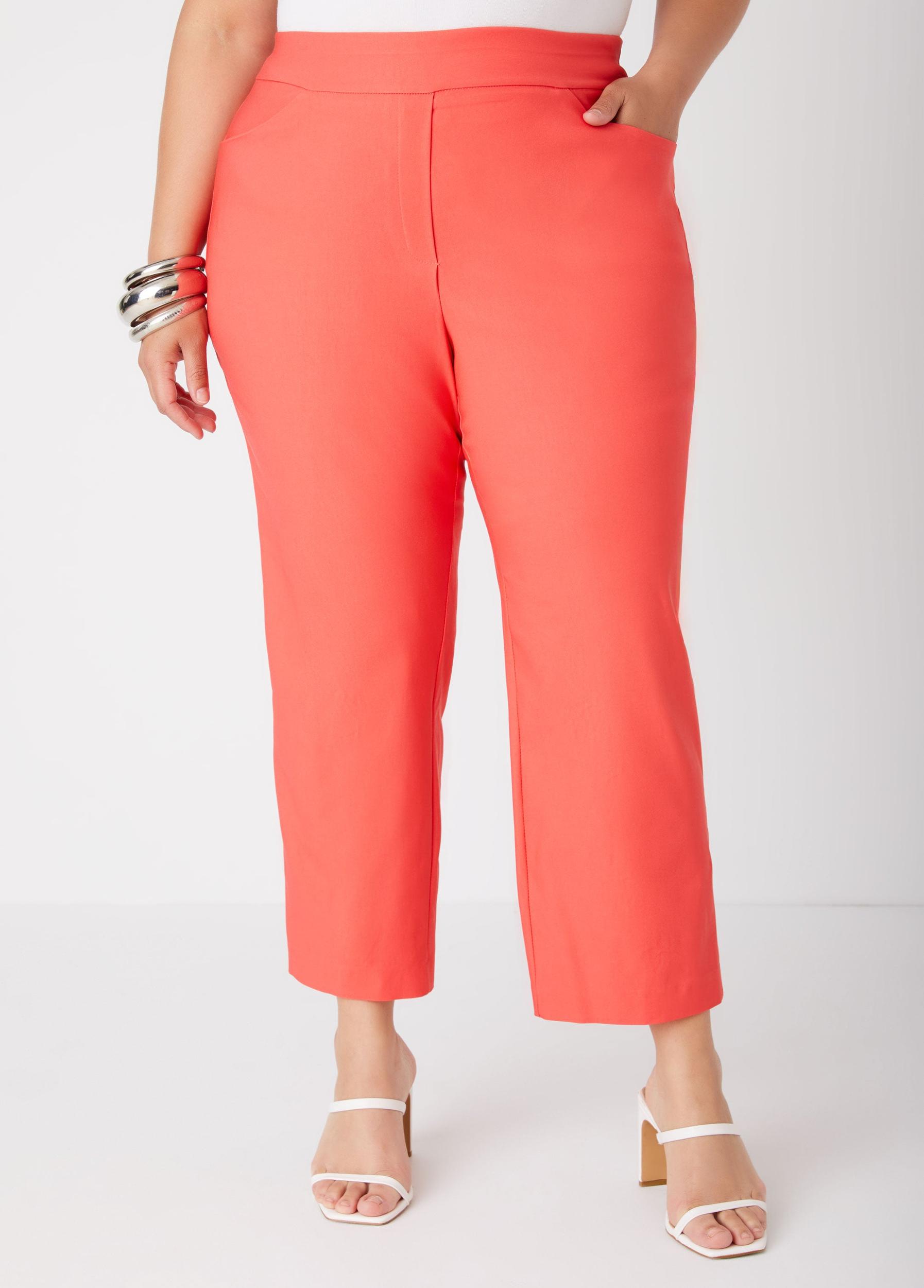 Plus Size Pull On Mid Rise Capris Ashley Stewart Product Image