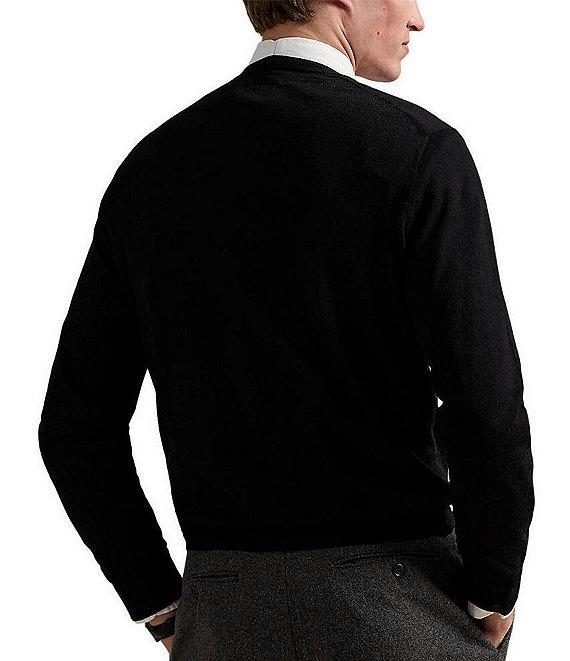 Polo Ralph Lauren Washable Wool V-Neck Sweater Product Image