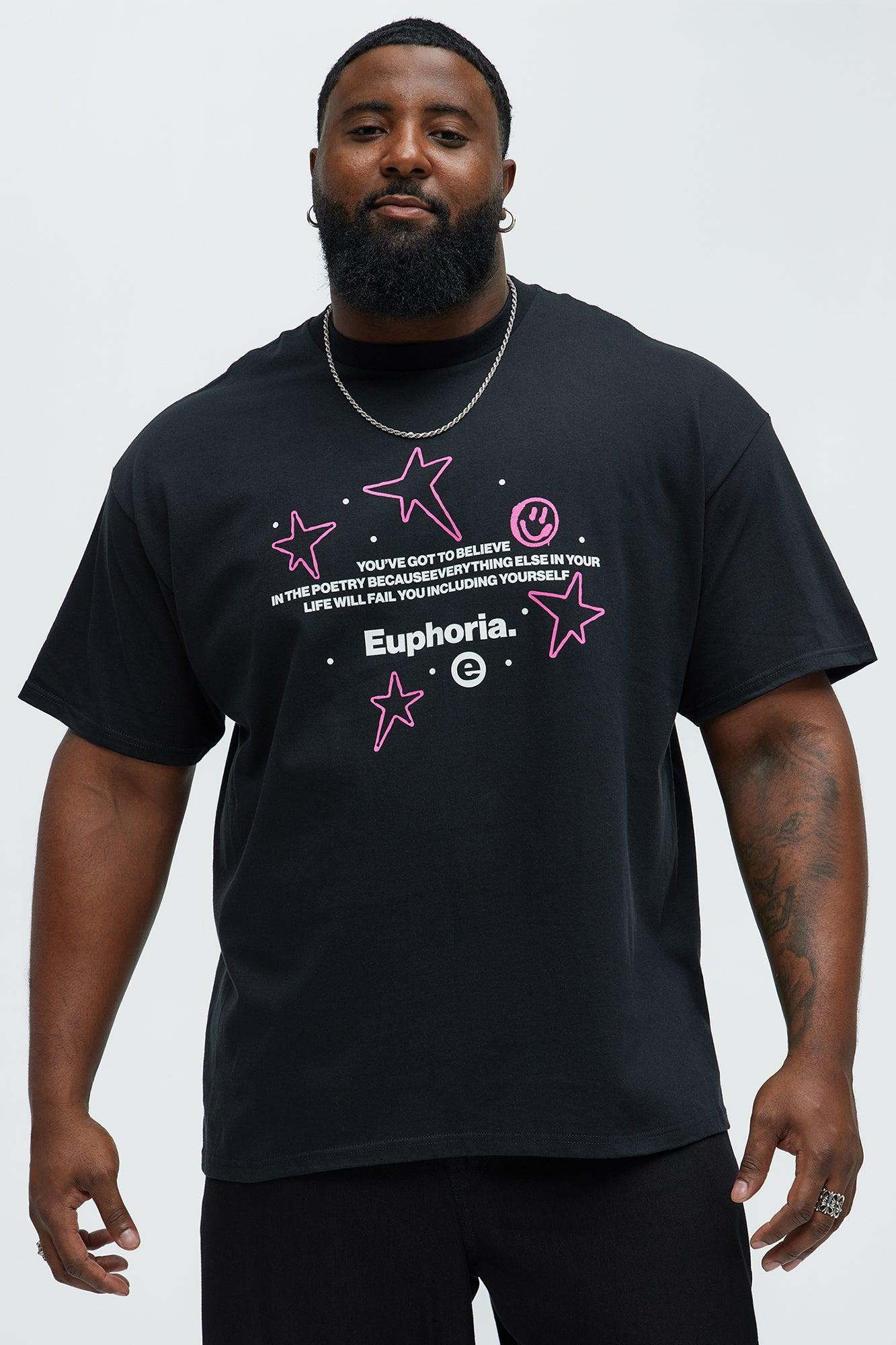 Euphoria Stars Short Sleeve Tee - Black Product Image