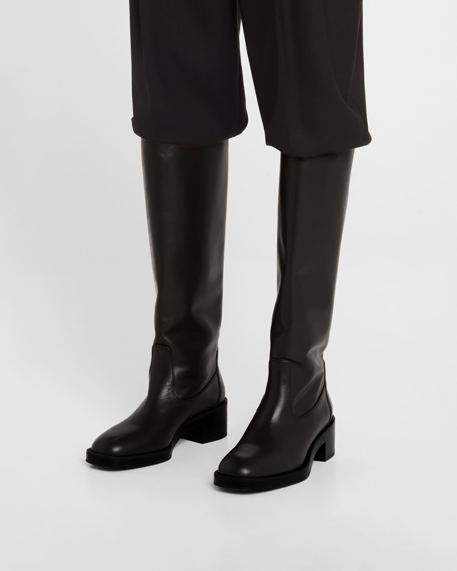 Kaia Leather Knee Boots Product Image