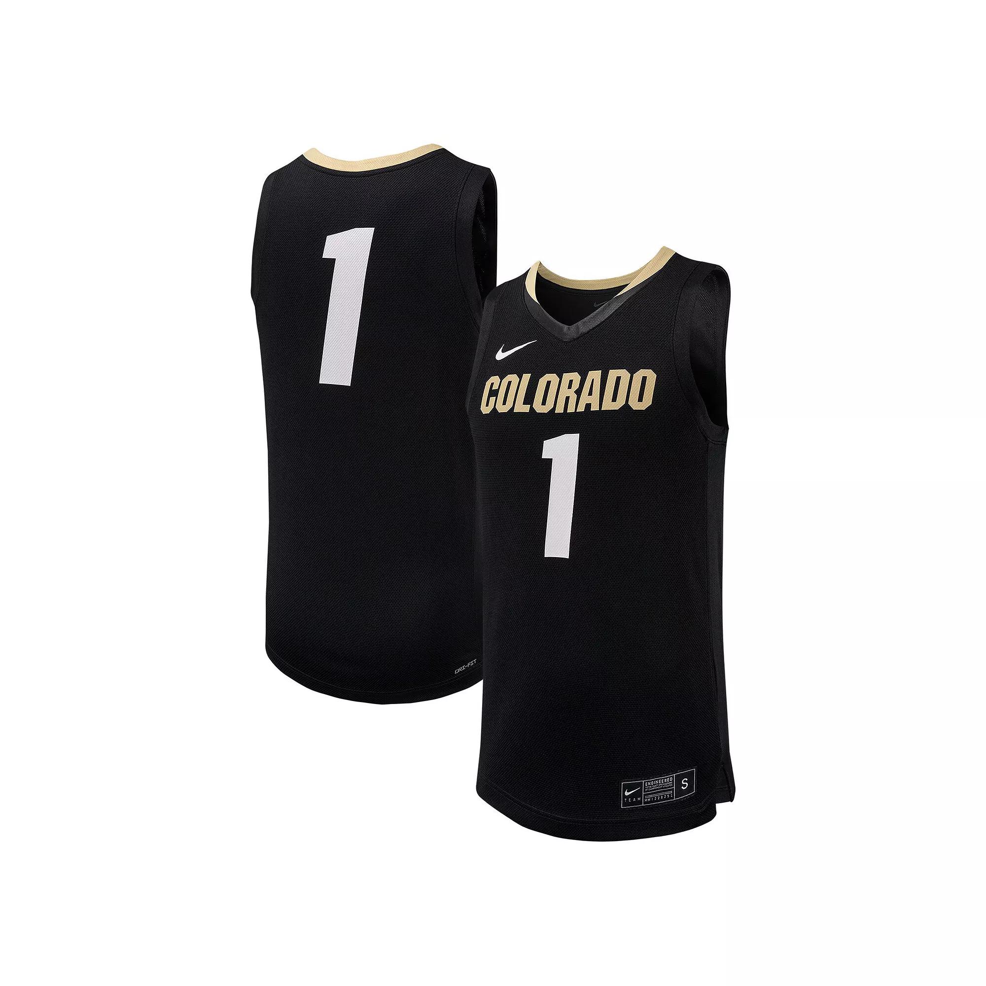 Mens Nike #1 Colorado Buffaloes Replica Basketball Jersey Product Image