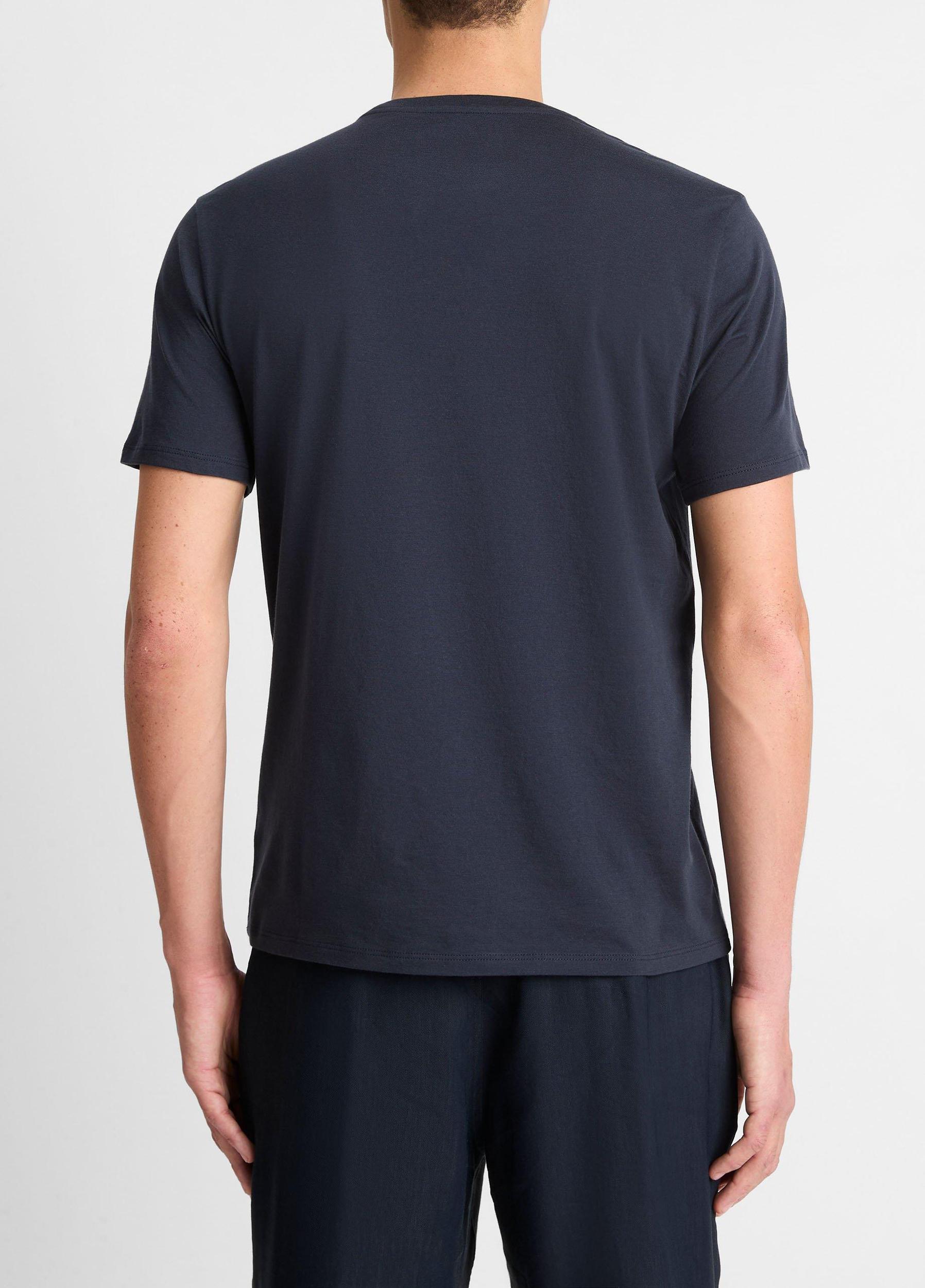 Pima Cotton Crew Neck T-Shirt Product Image