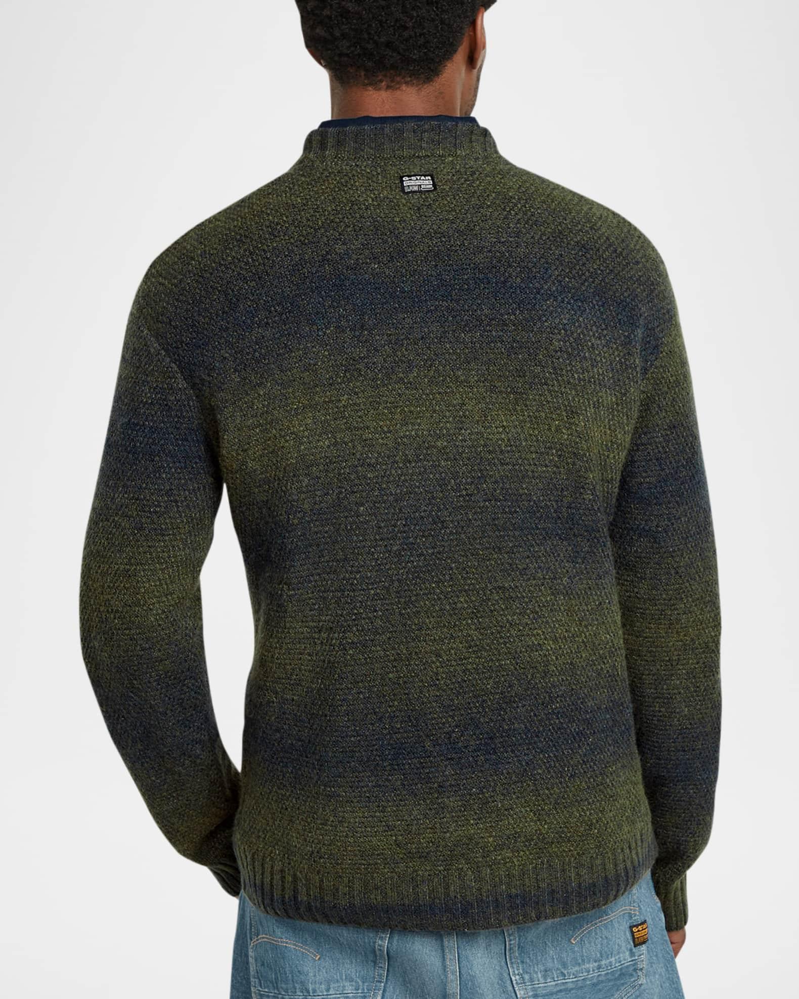 Men's Gradient Stripe Sweater Product Image