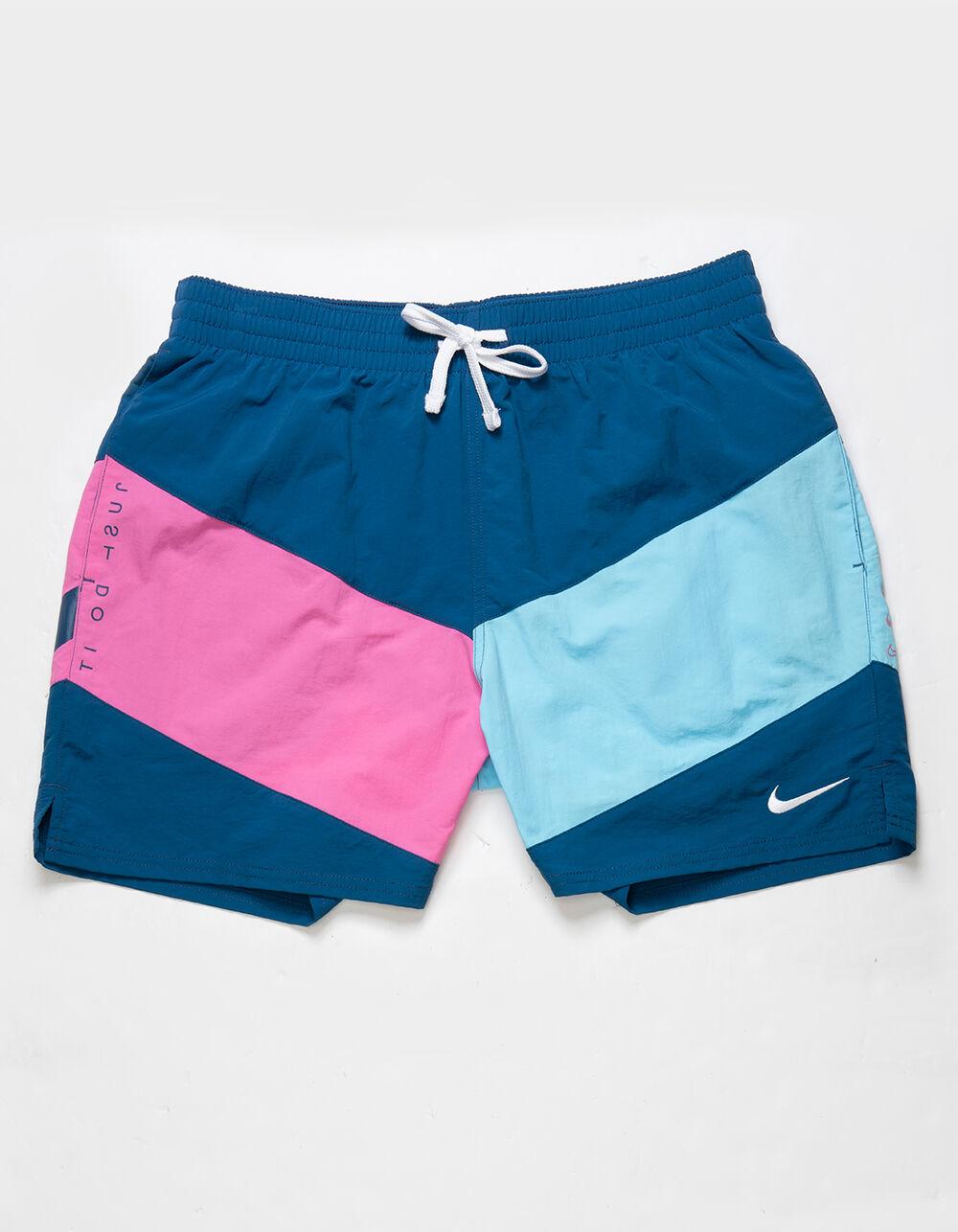 NIKE Vortex Mens 5'' Volley Shorts - BLUE Product Image