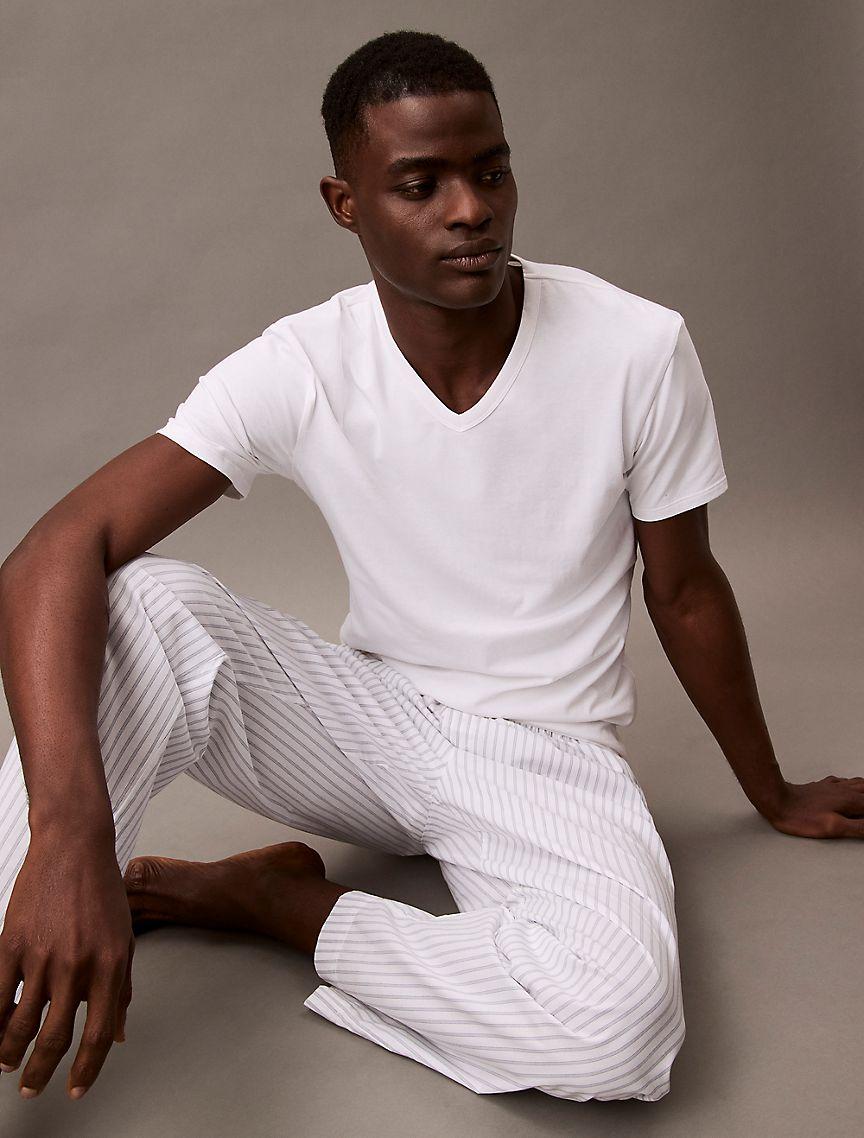 Cotton Stretch Blend 3-Pack Slim Fit V-Neck T-Shirt Product Image