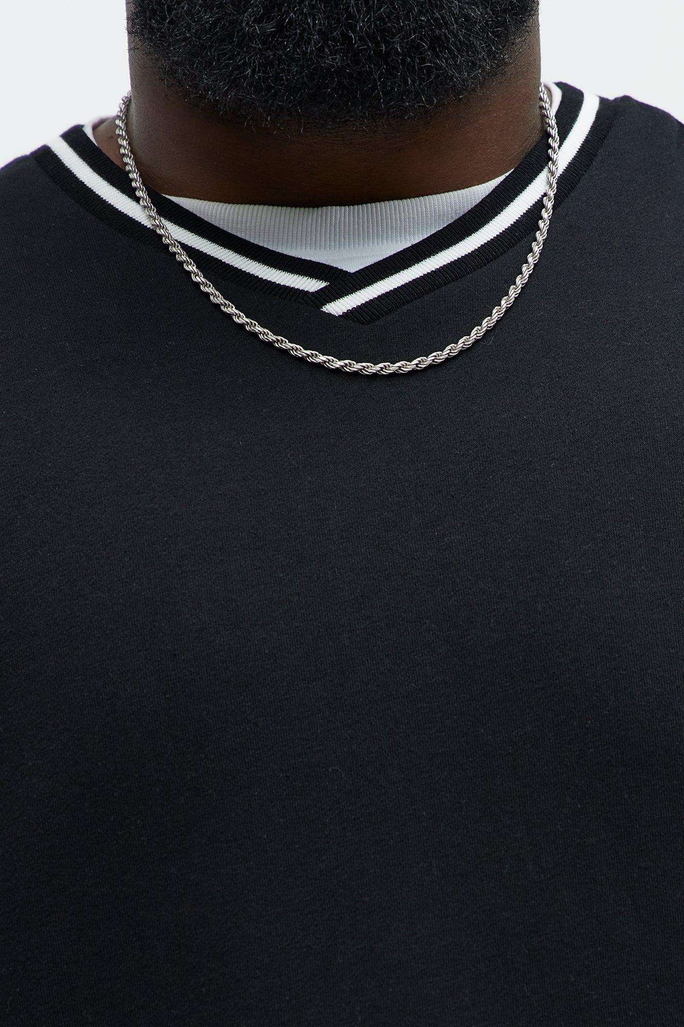 Tyson See The Signs V-Neck Sweatshirt - Black Product Image