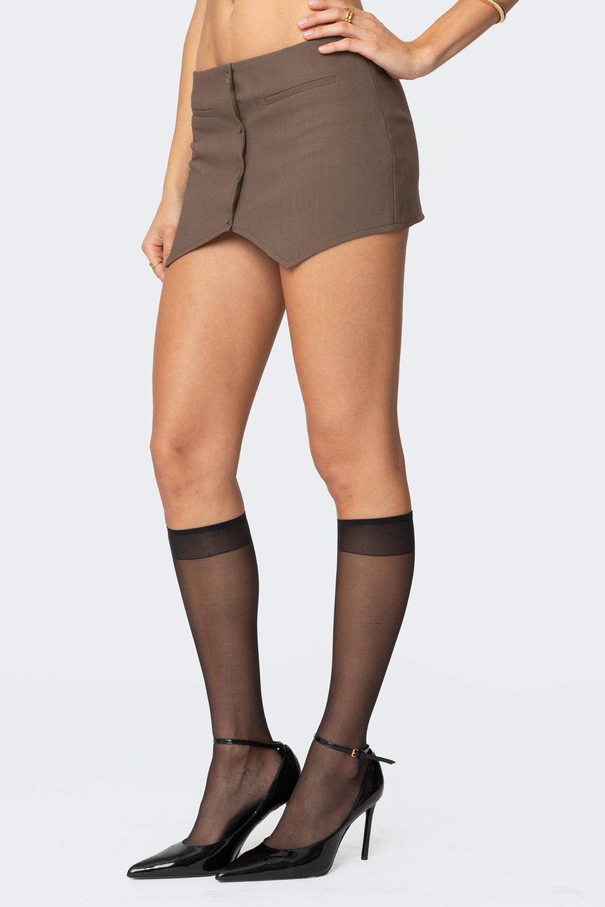Ellis Buttoned Up Mini Skort Product Image