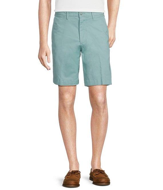 Cremieux Blue Label Madison Relaxed Fit Flat Front Comfort Stretch 9#double; Inseam Shorts Product Image