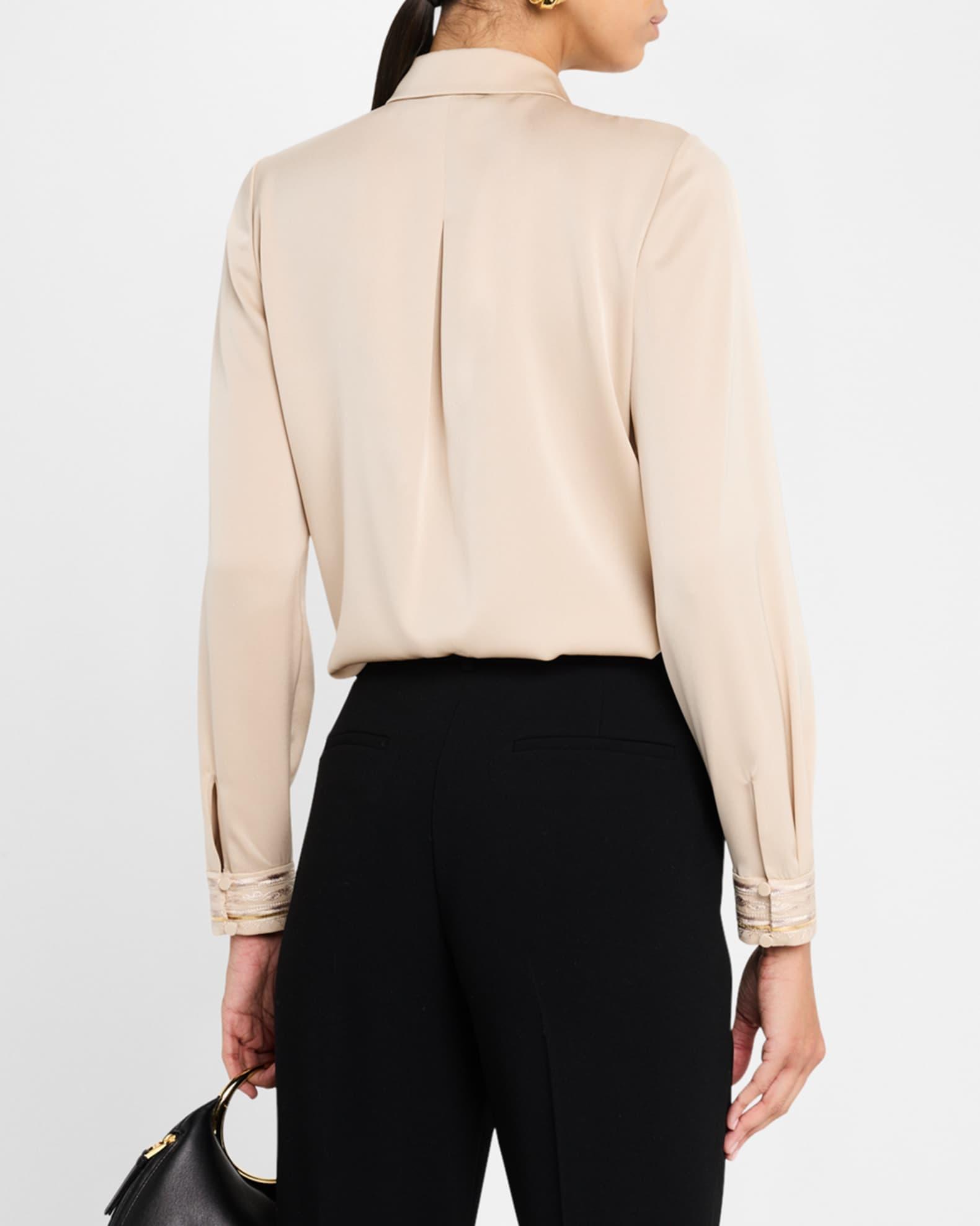 Devin Shimmer Embroidered Blouse Product Image